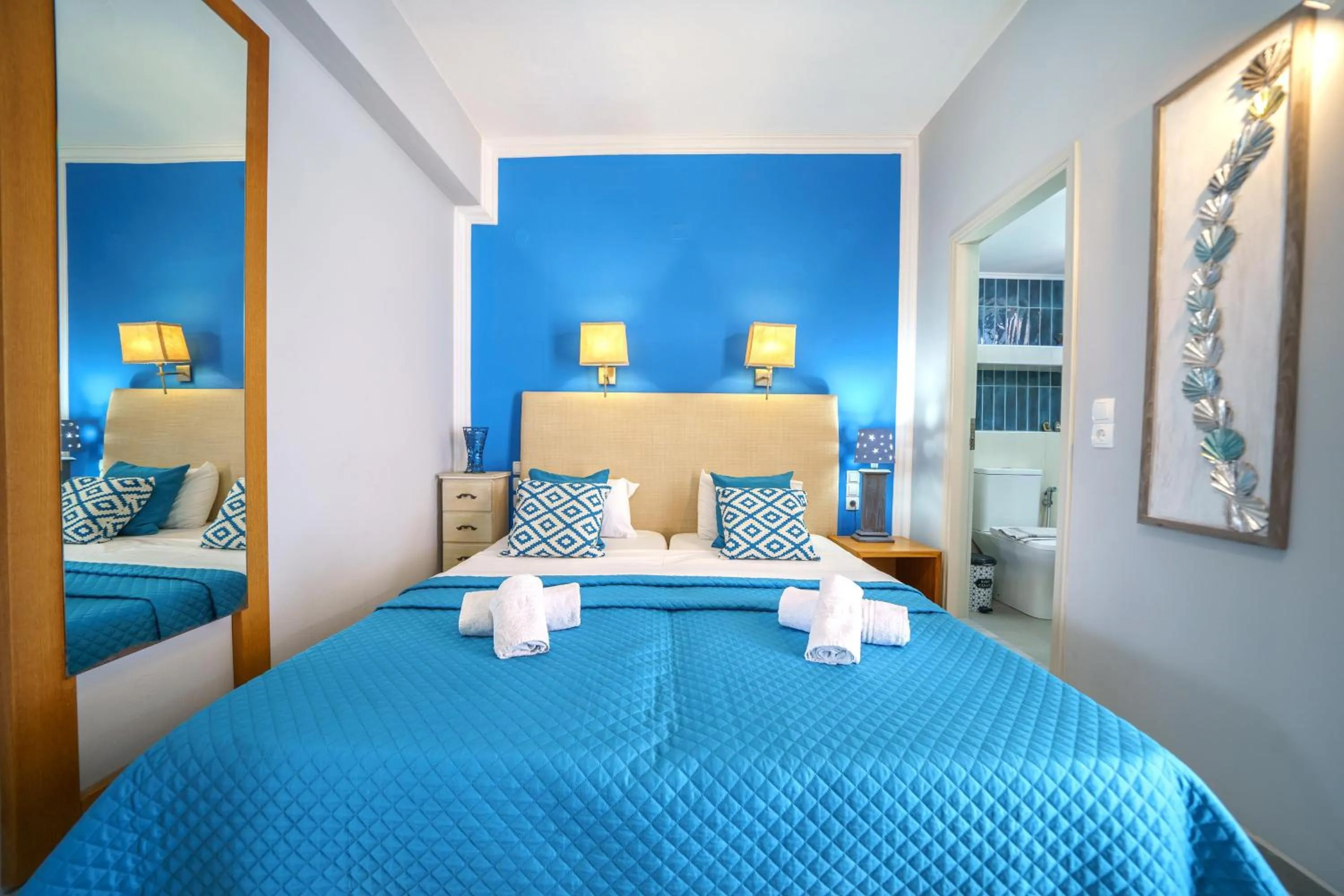 Bed in RODI BLUE apartments