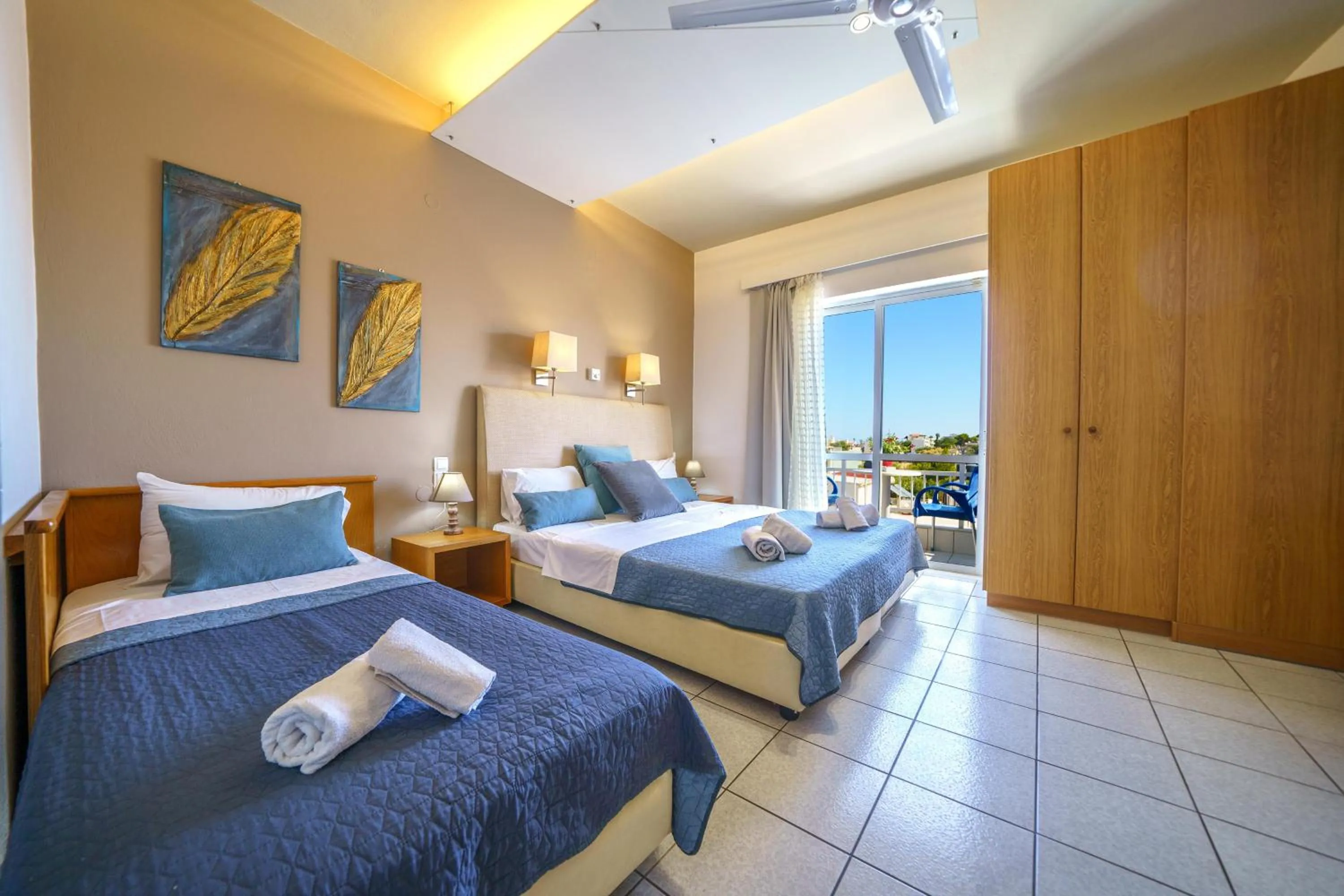 Bed in RODI BLUE apartments