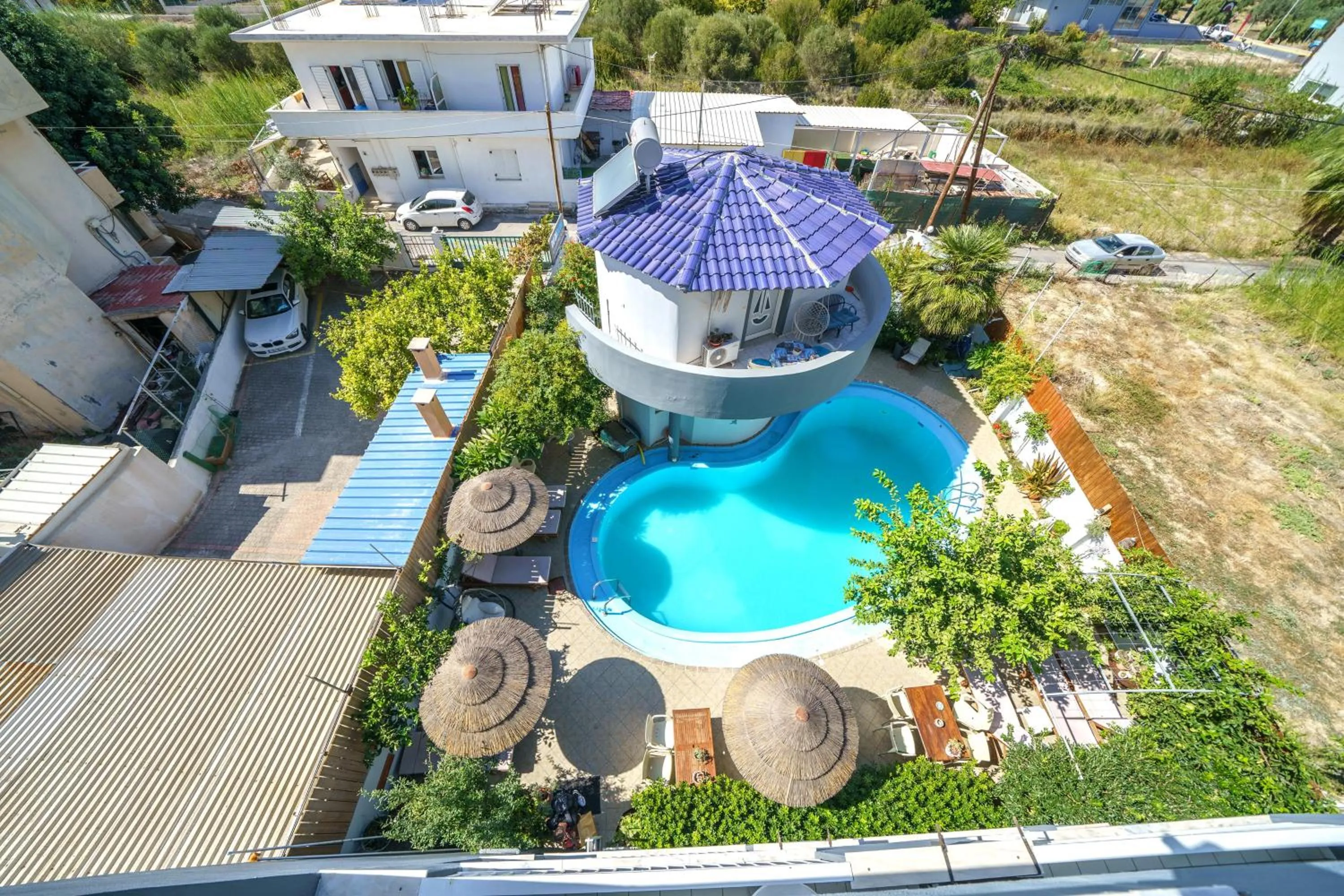 Bird's eye view in RODI BLUE apartments