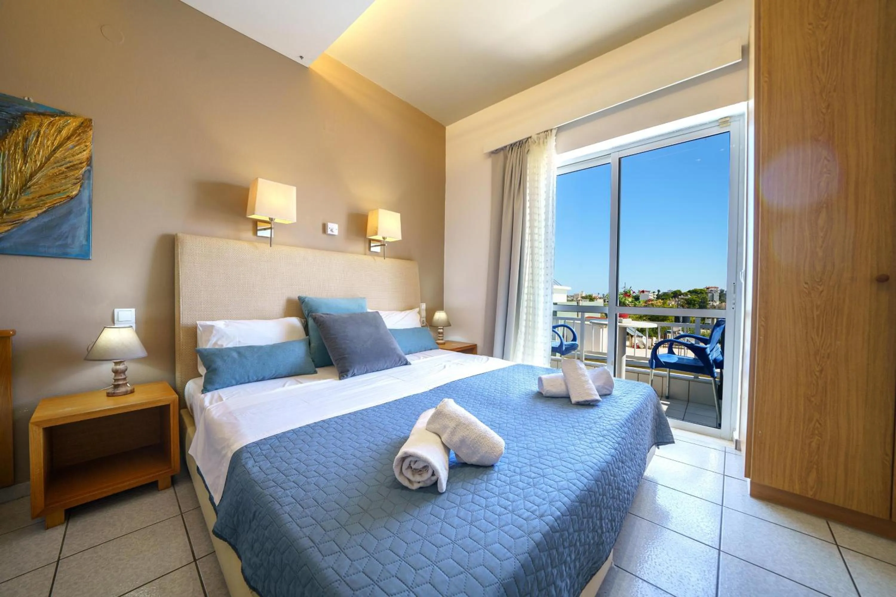 Bed in RODI BLUE apartments