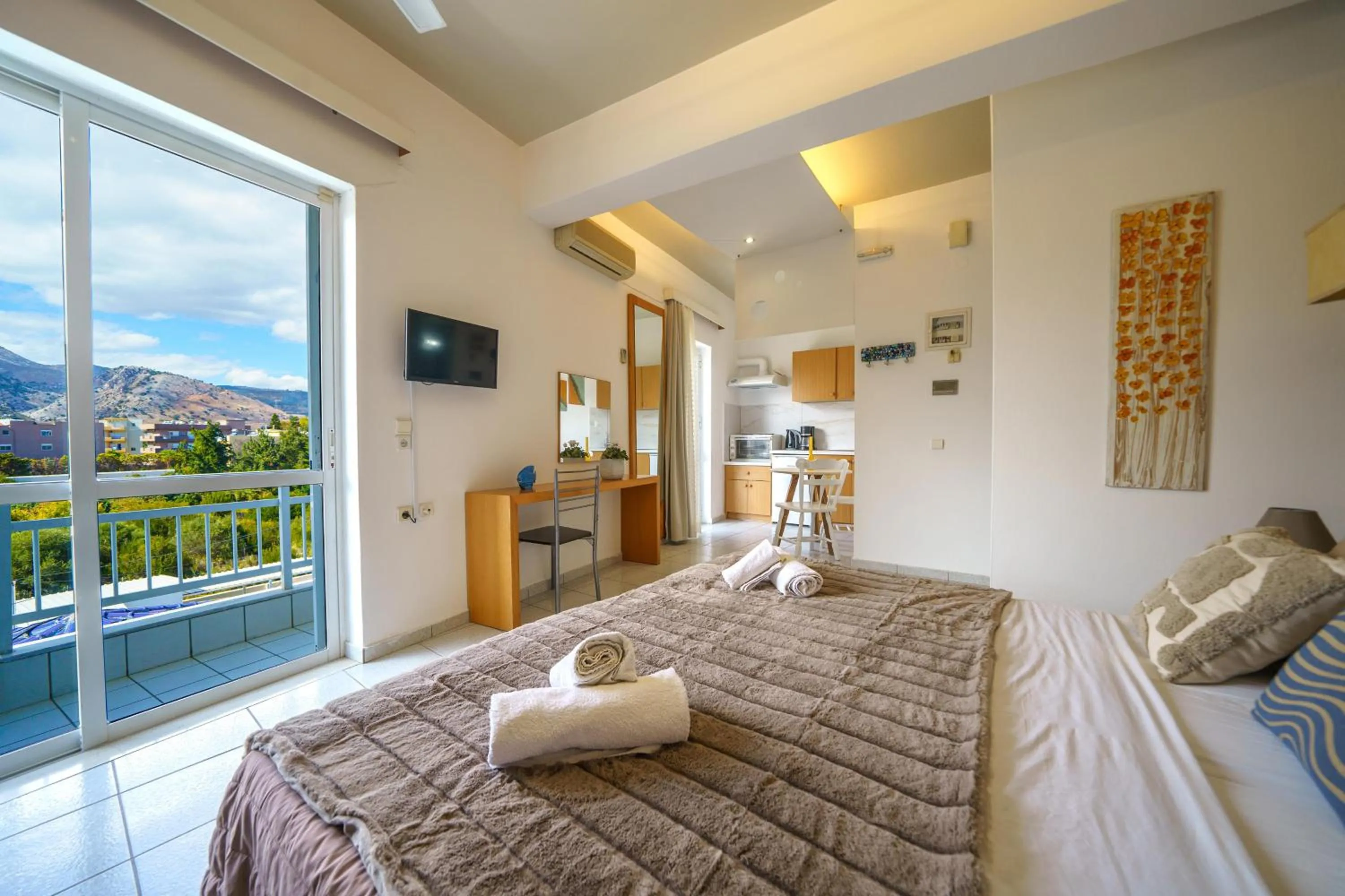 Bed in RODI BLUE apartments