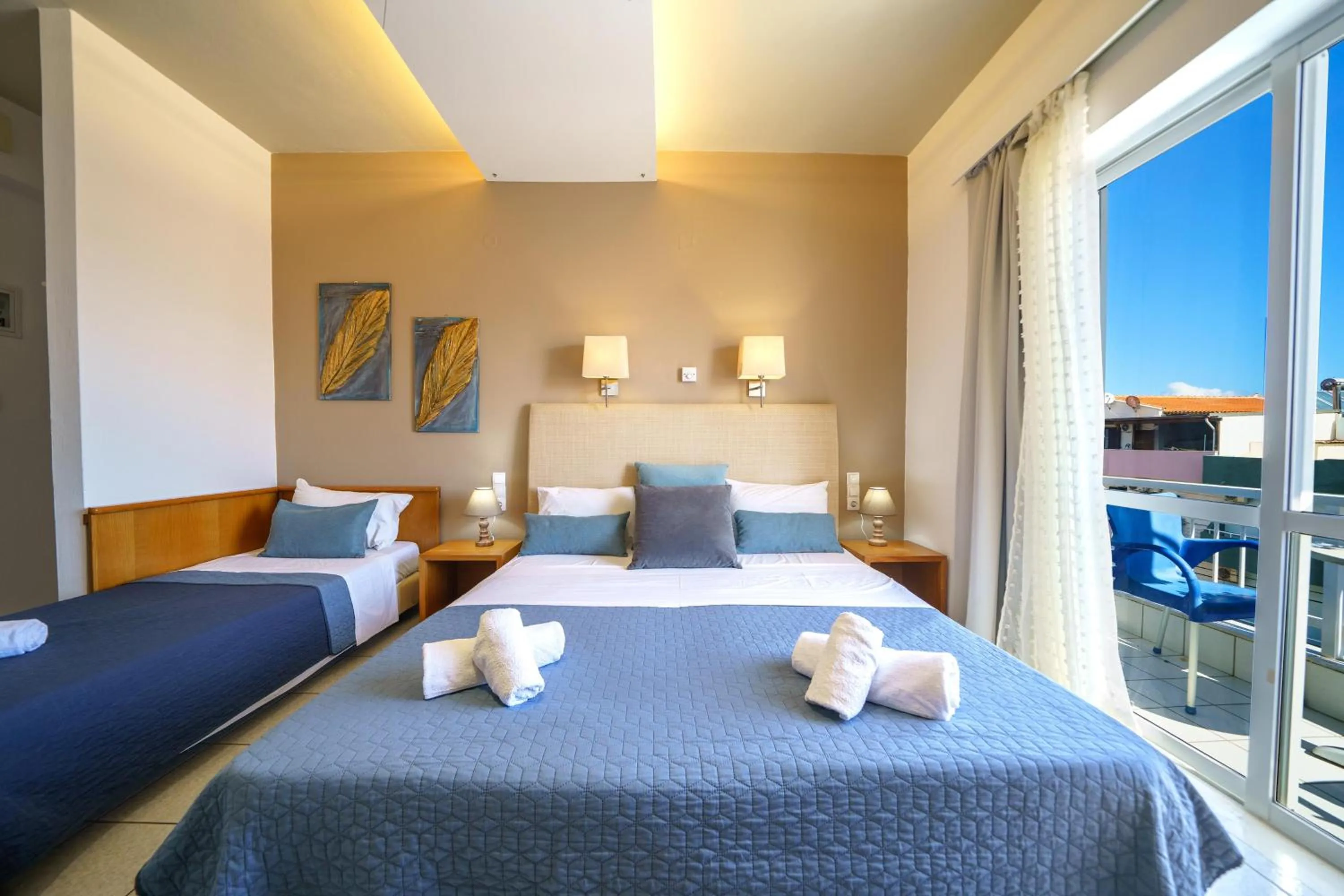 Bedroom, Bed in RODI BLUE apartments