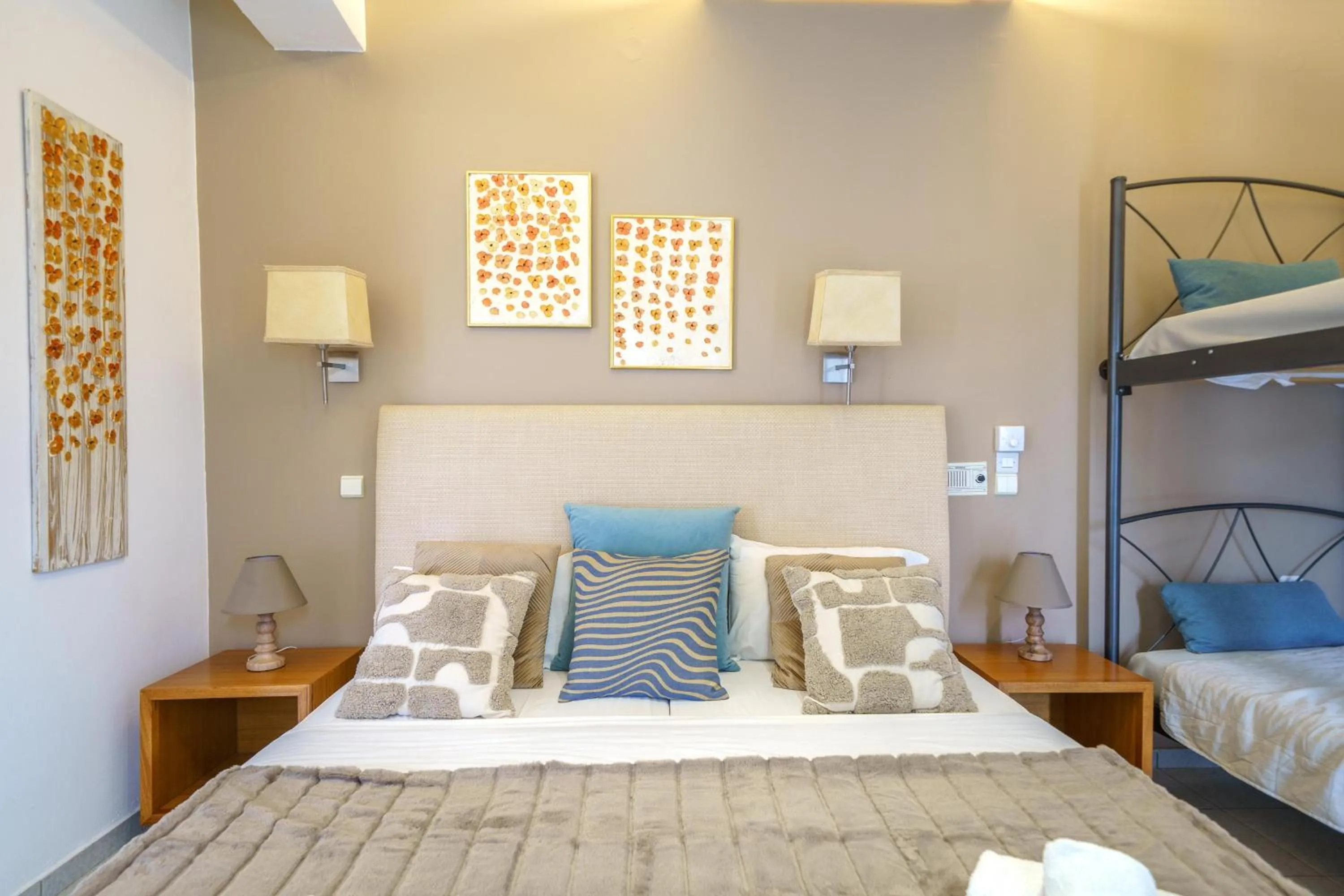 Bedroom, Bed in RODI BLUE apartments