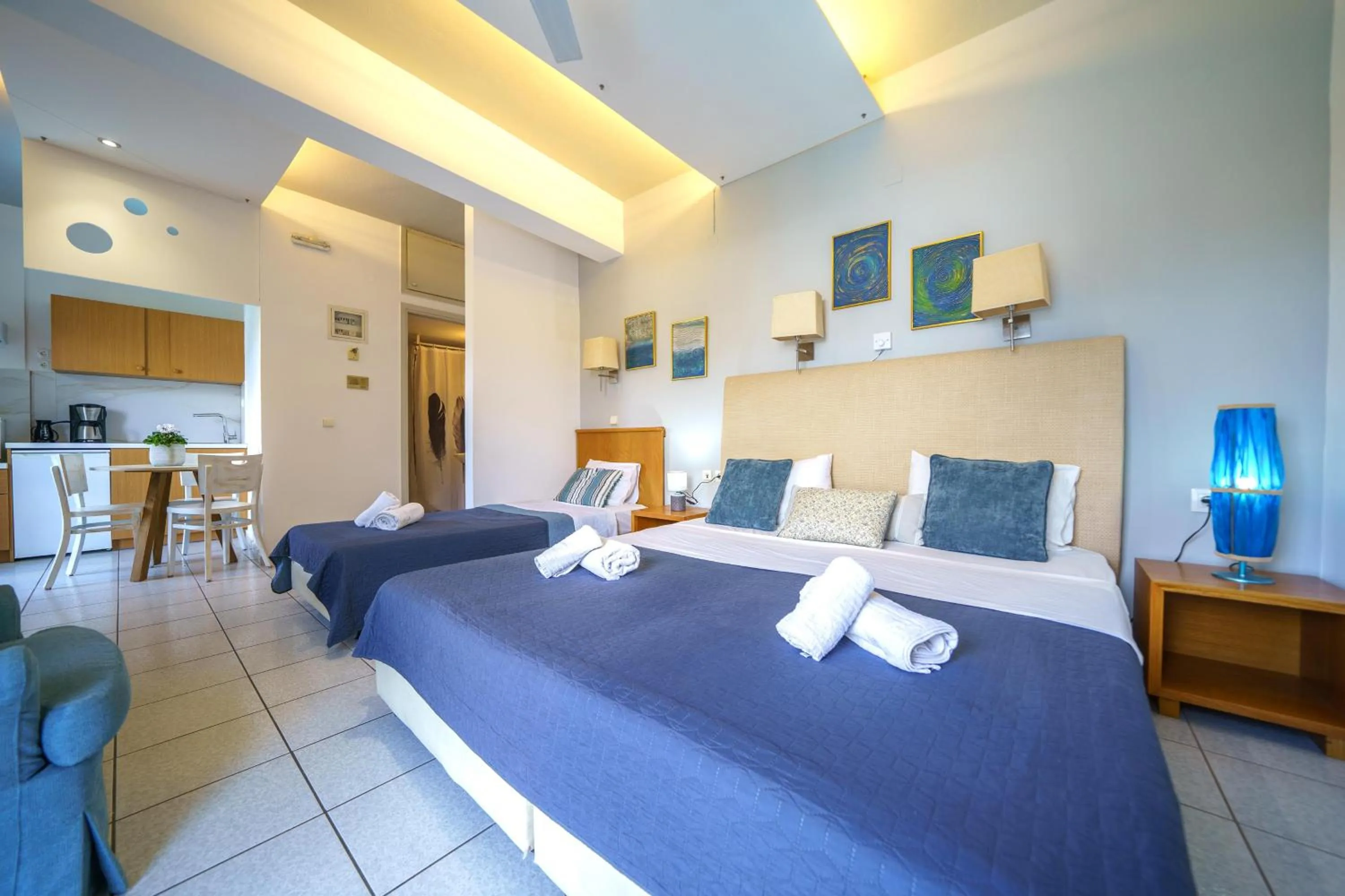 Photo of the whole room, Bed in RODI BLUE apartments