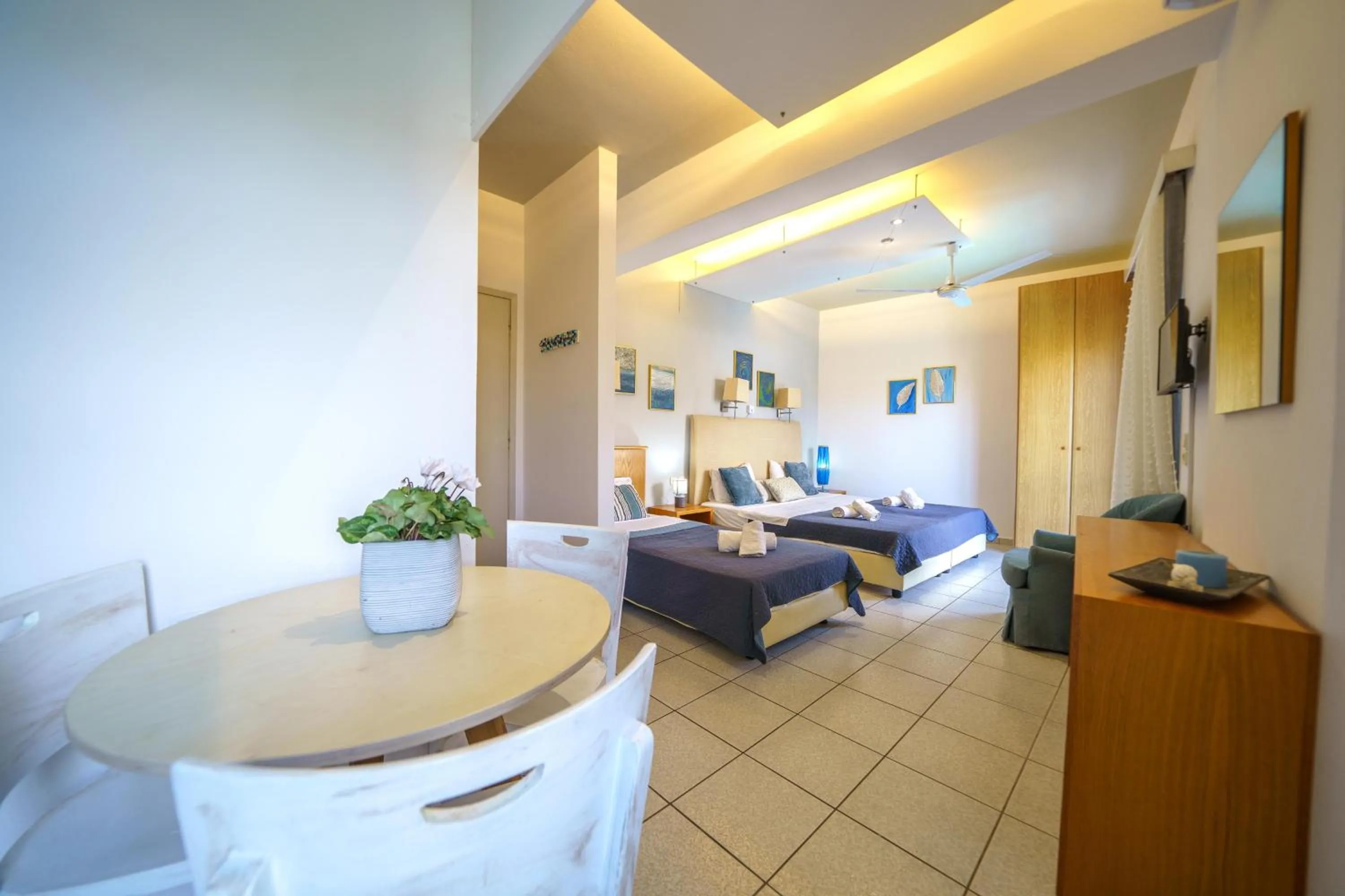 Bed in RODI BLUE apartments