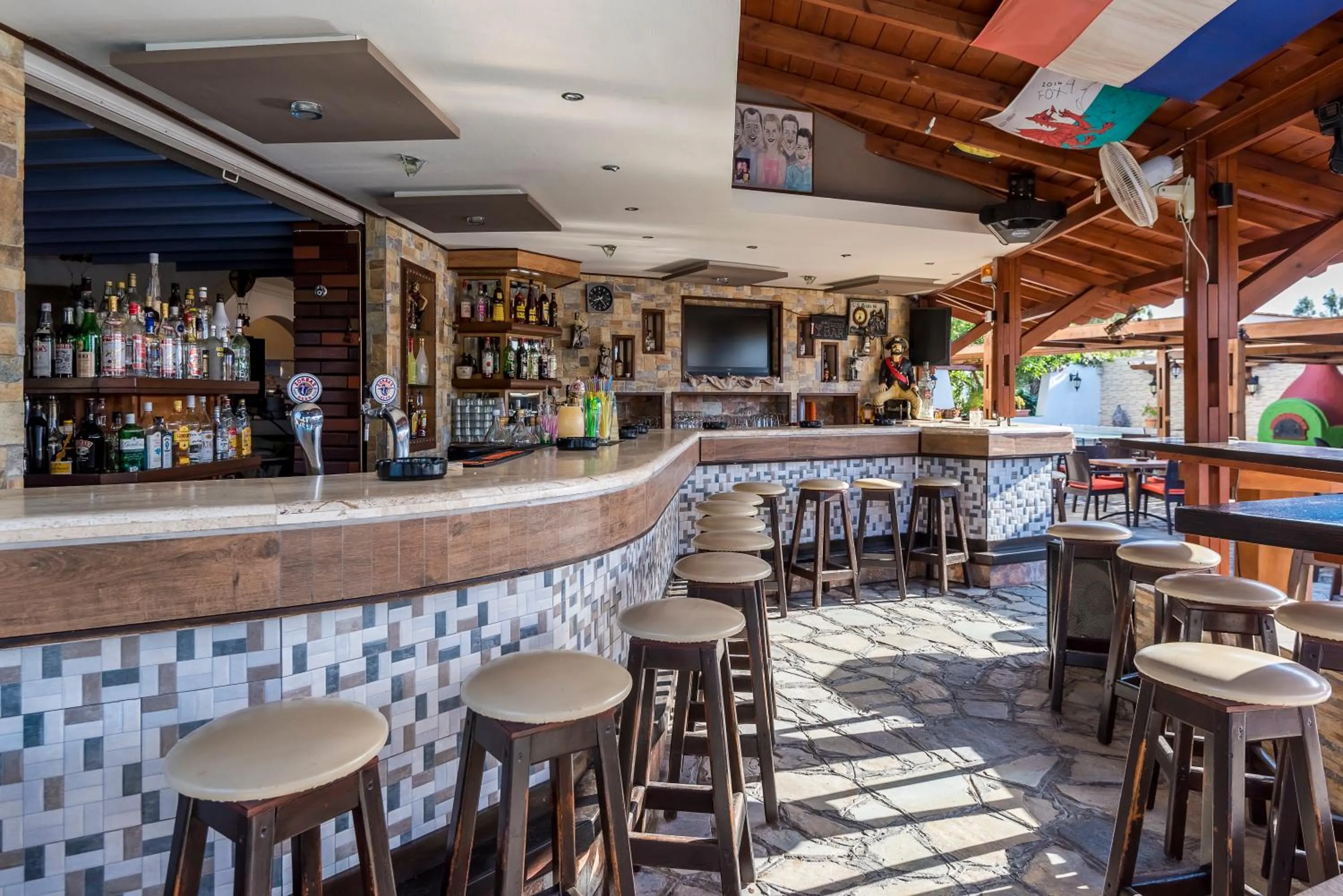 Lounge or bar in Gaia Garden