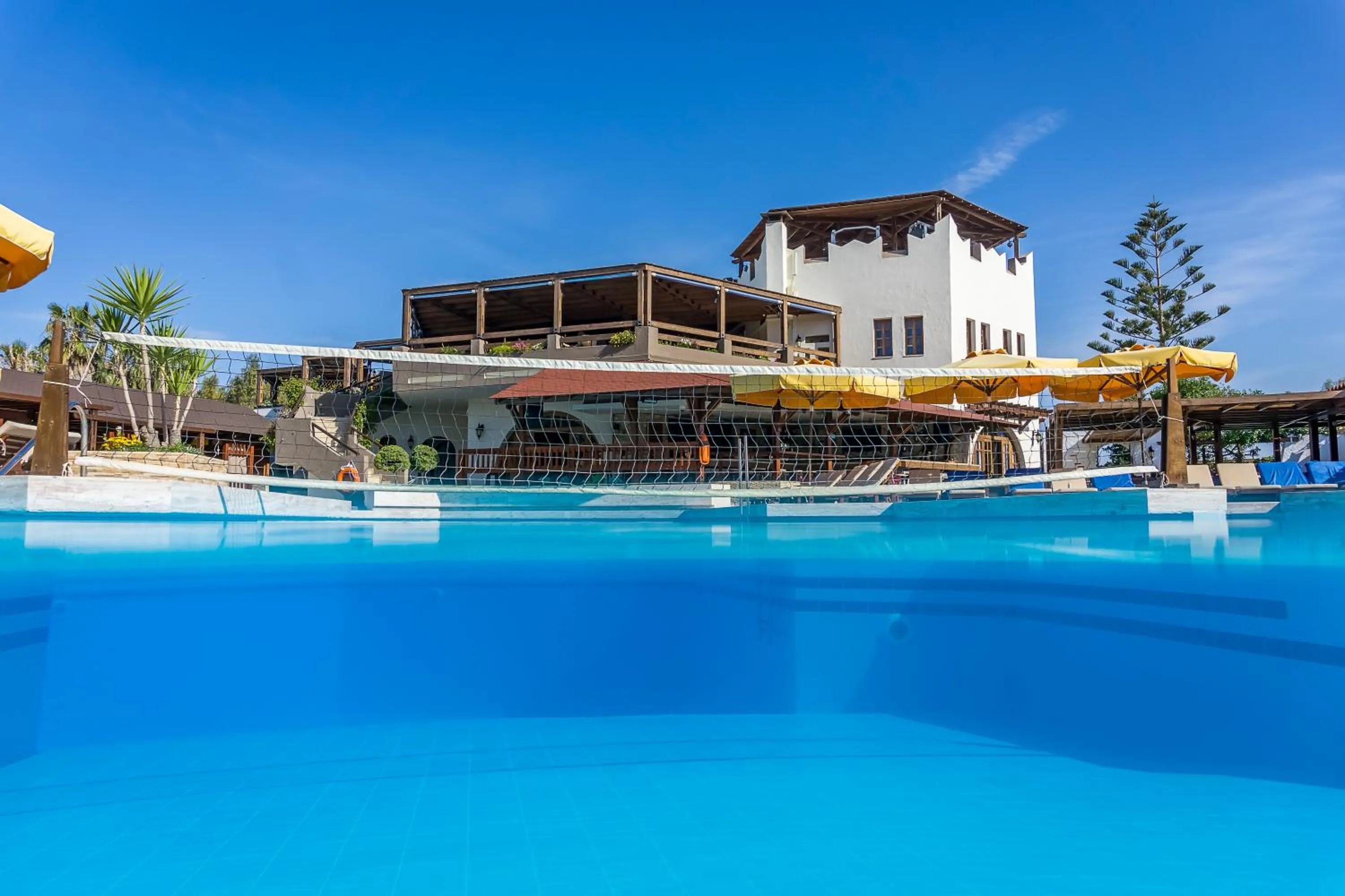 Pool view in Gaia Garden