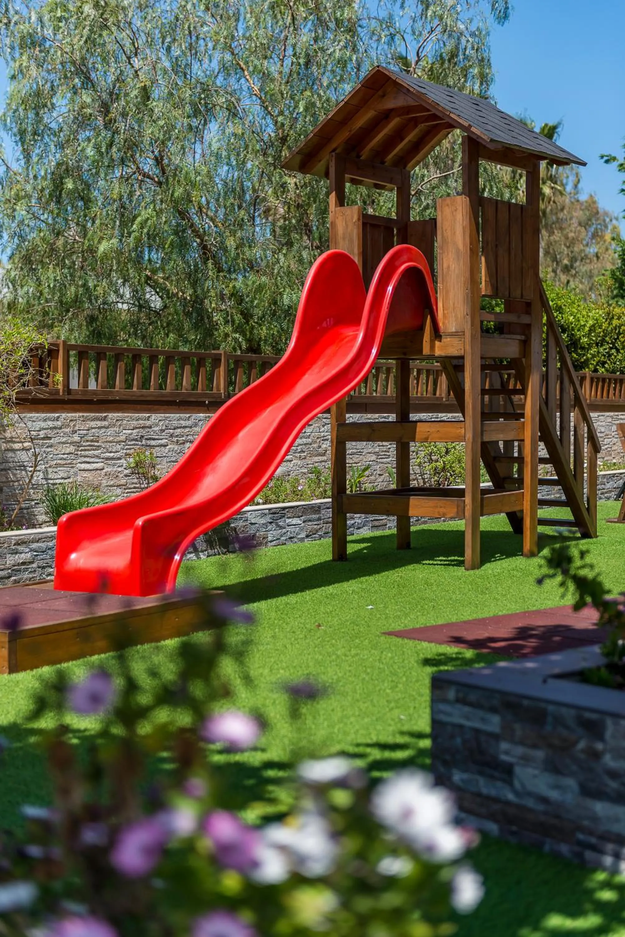 Children play ground in Gaia Garden