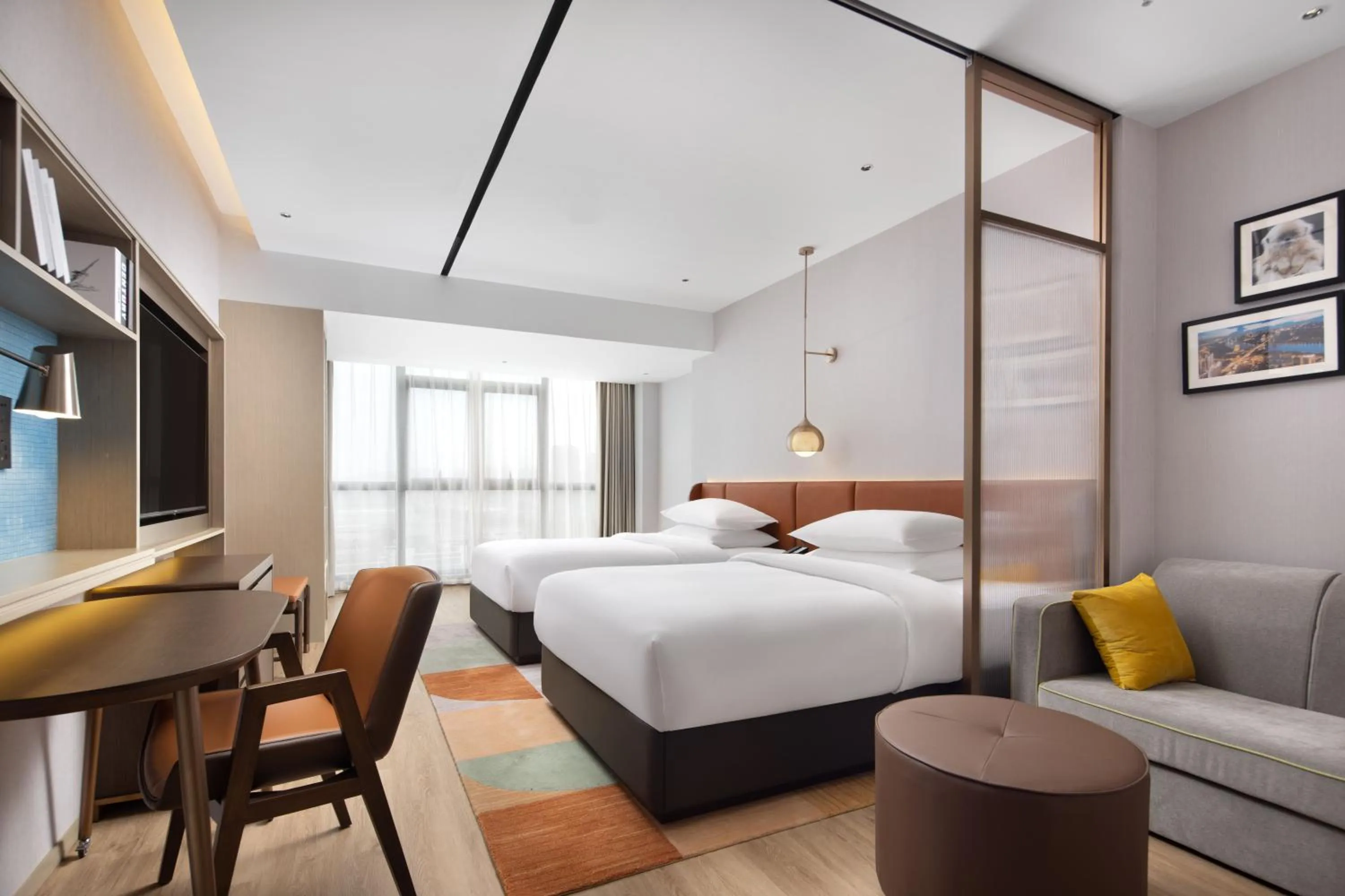 Bed in Home2 Suites by Hilton Nanning