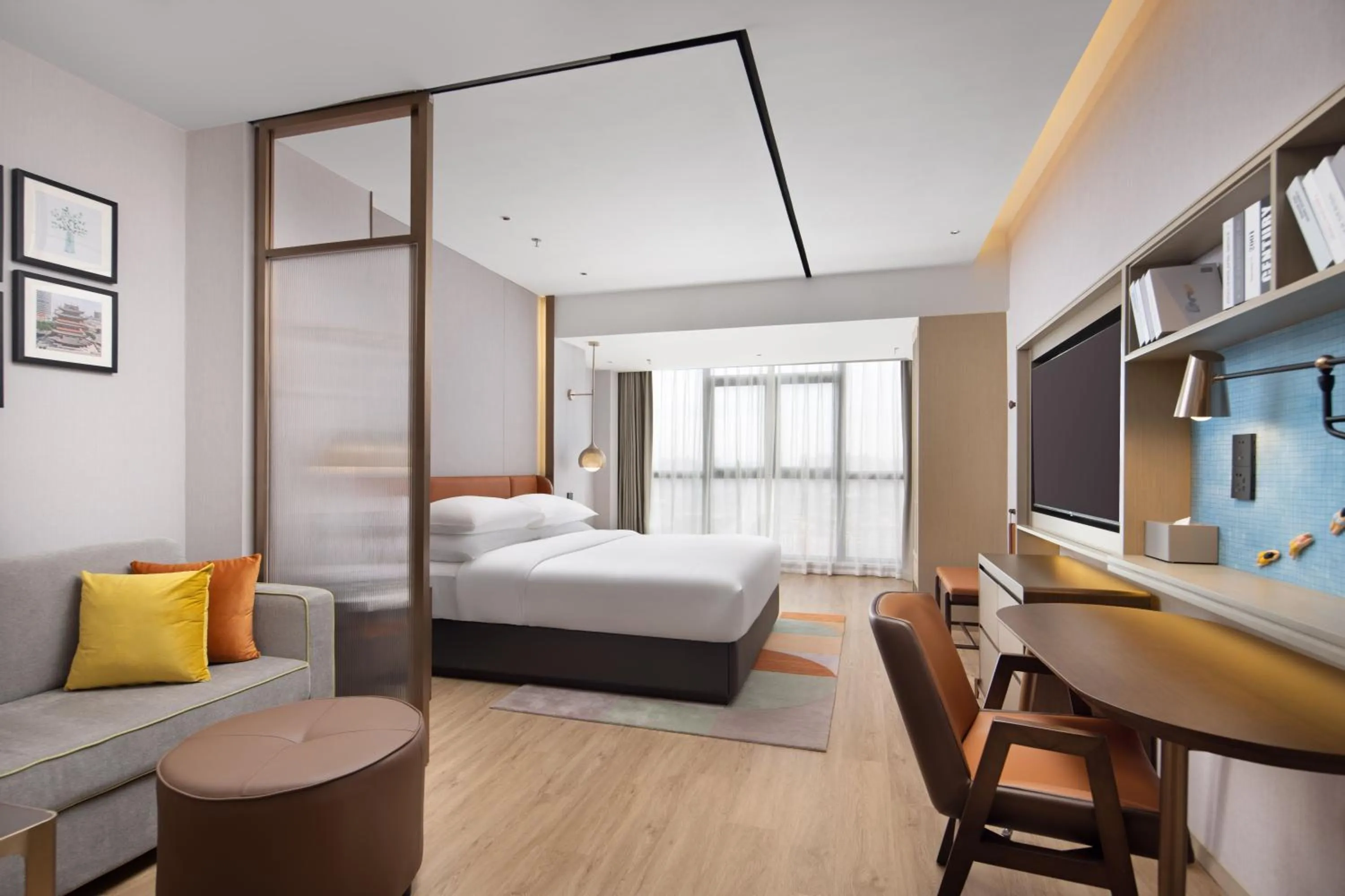 Bed in Home2 Suites by Hilton Nanning