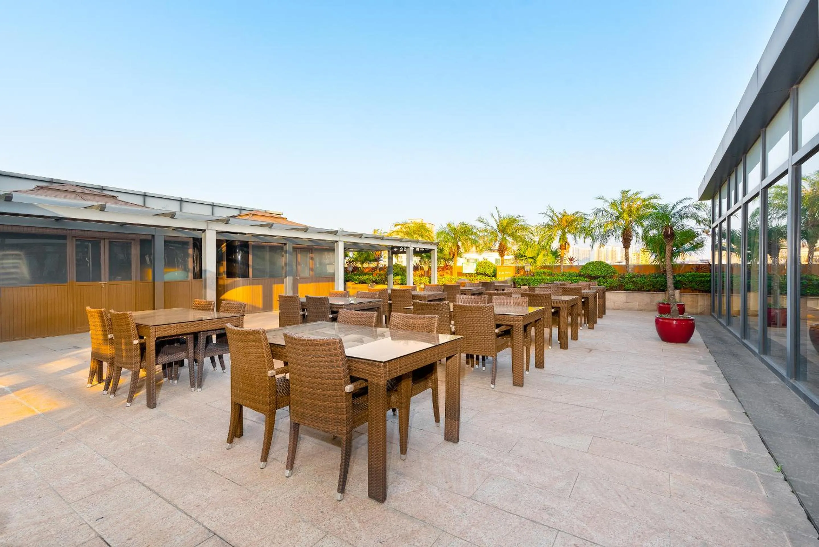 Balcony/Terrace in 深圳国际会展中心凯嘉酒店-Shenzhen Kaijia Hotel-Shenzhen-World