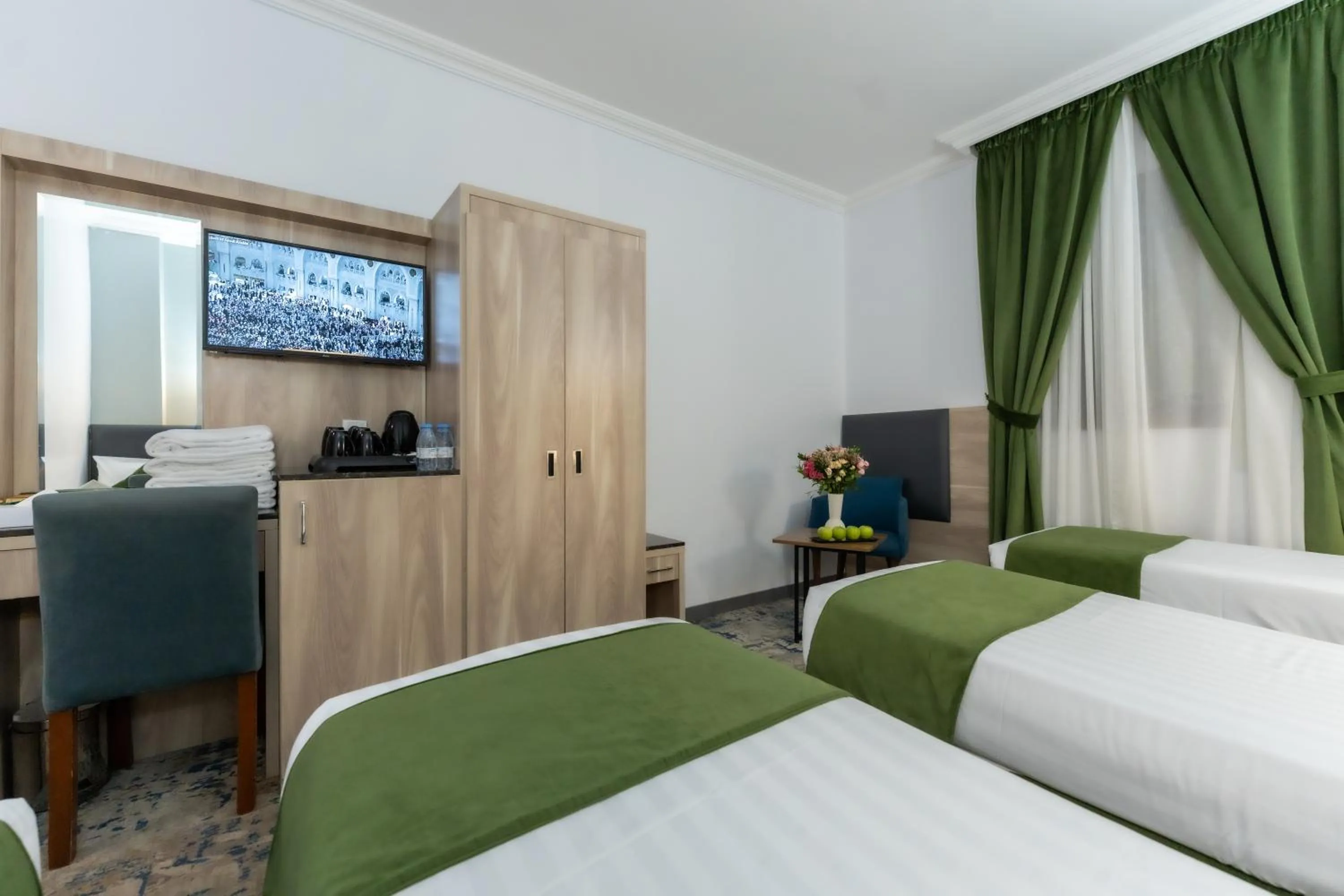 Bed in Hayah Al Masi Hotel