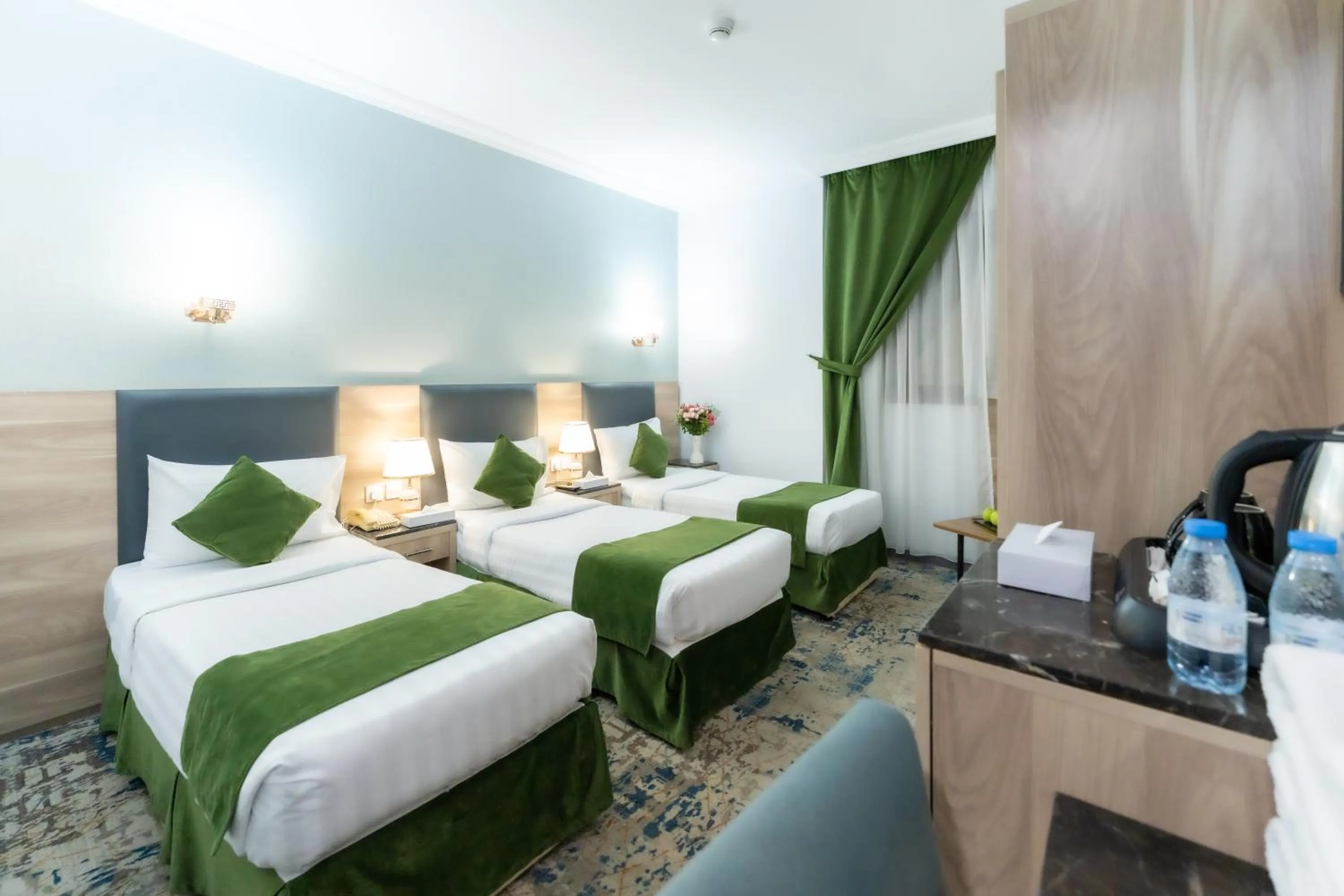 Bed in Hayah Al Masi Hotel