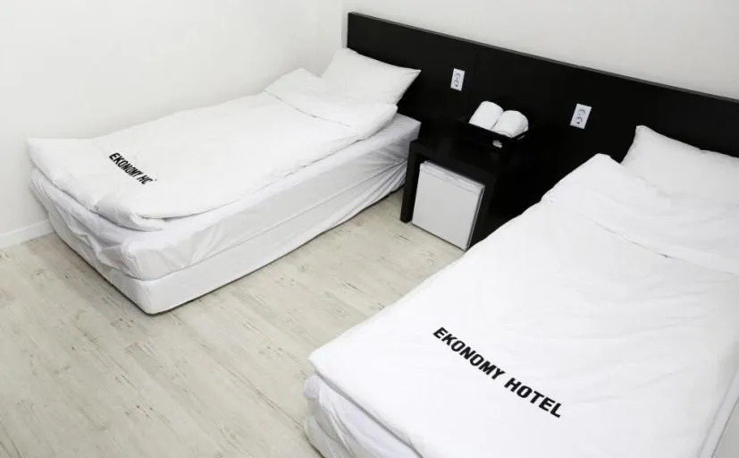 Bed in Ekonomy Hotel