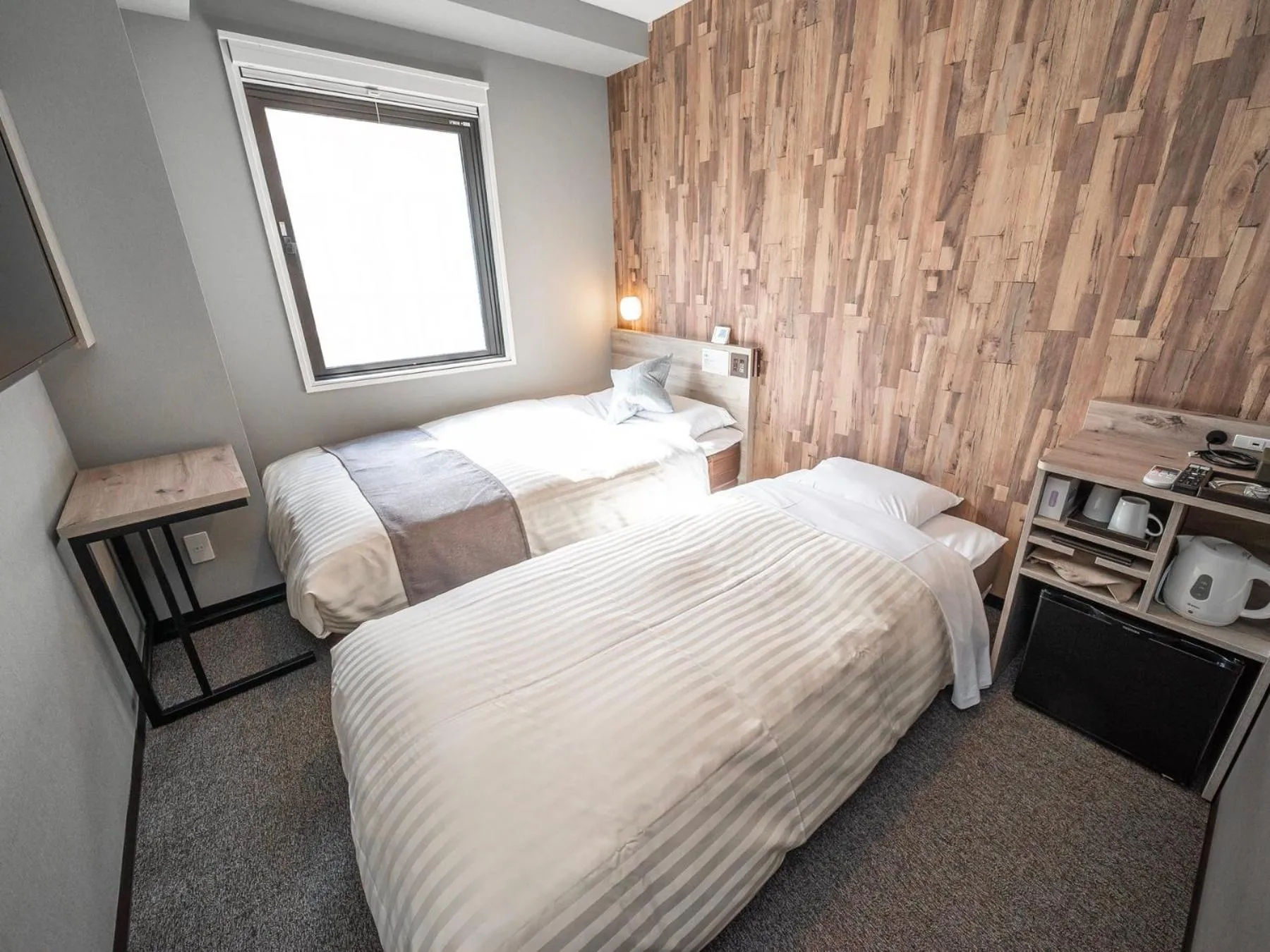 Bed in Super Hotel Premier Namba Shinsaibashi Natural Hot Spring