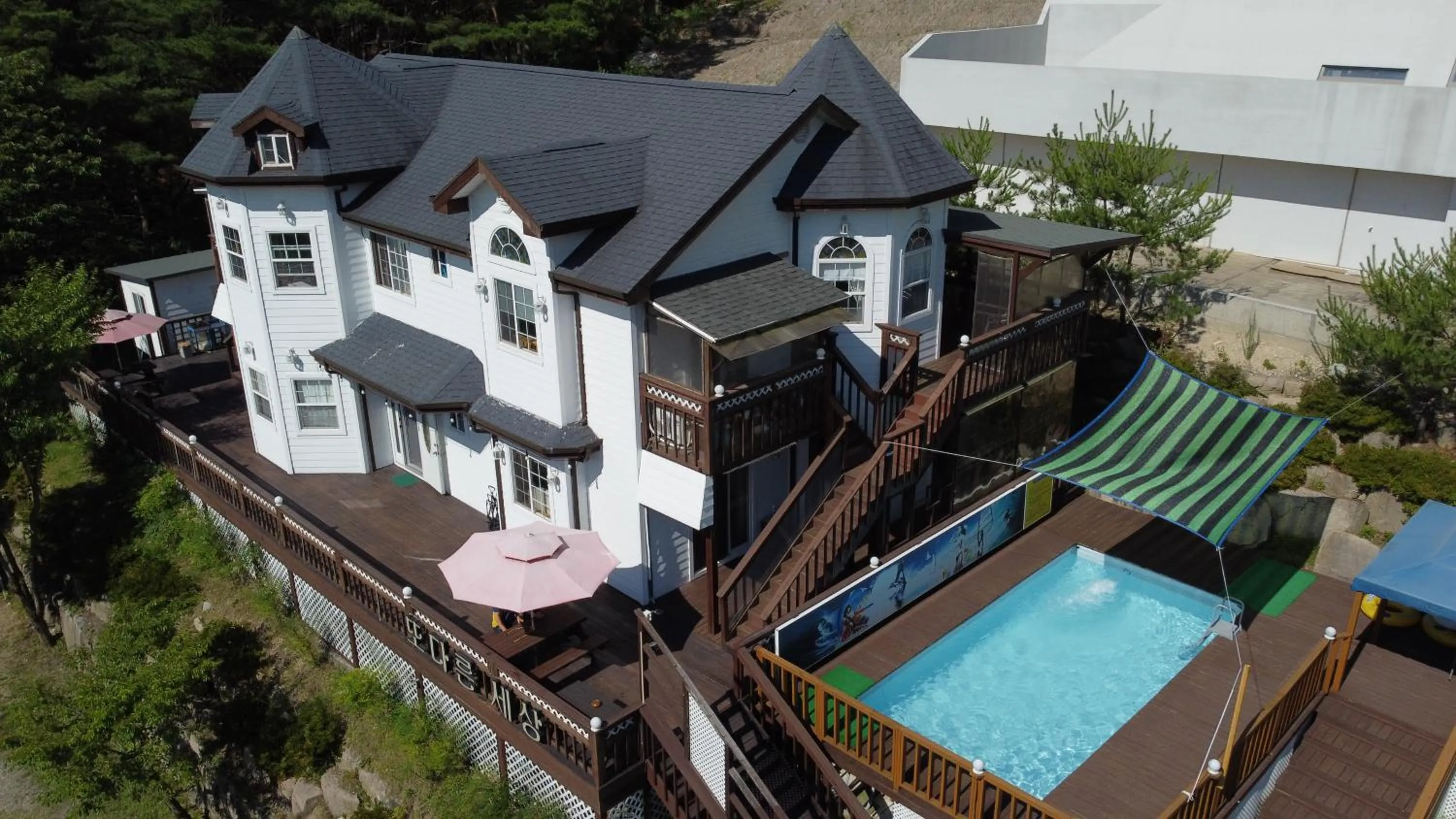 View (from property/room) in Another world pension