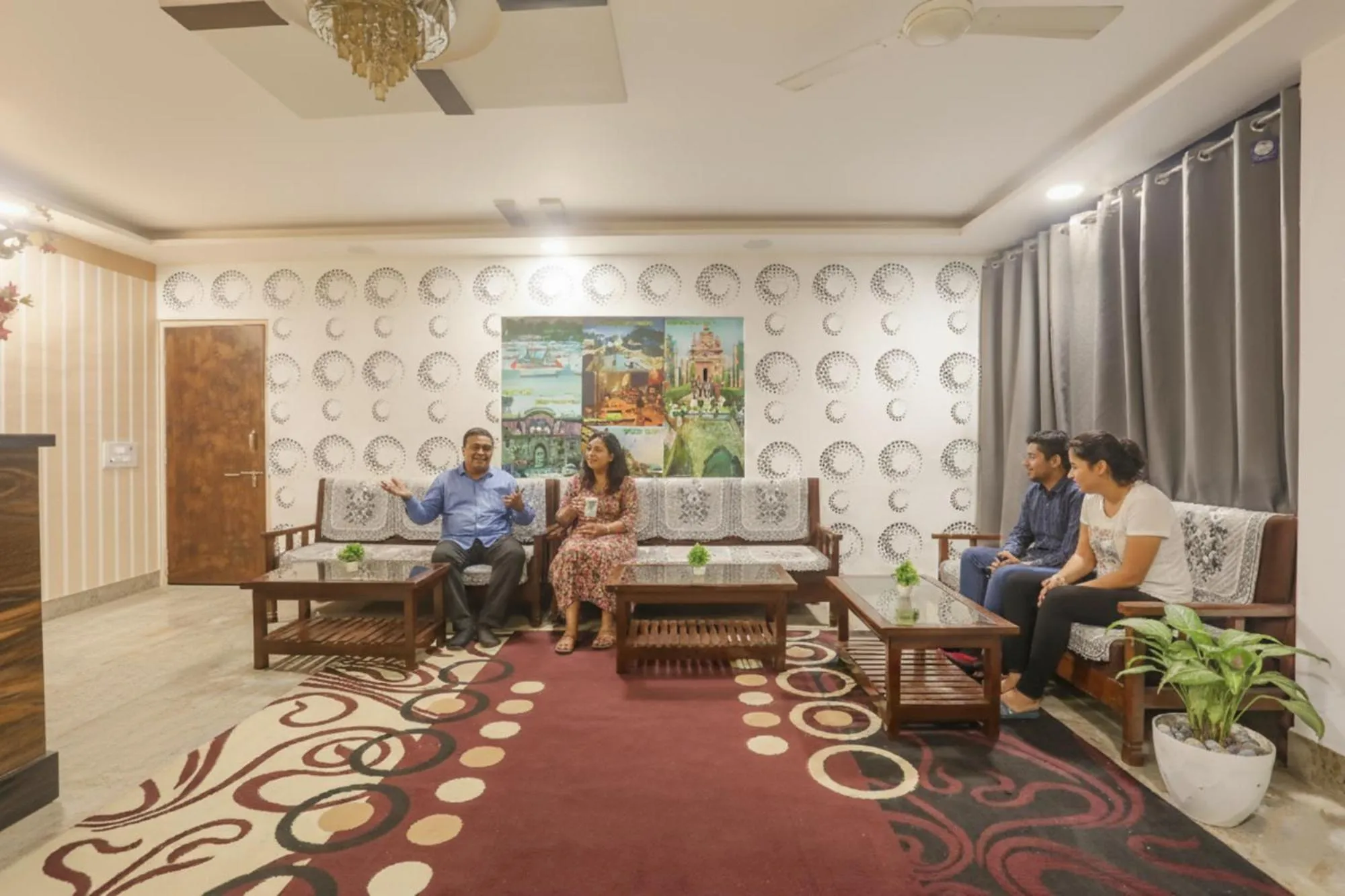 Lobby or reception in Via Samriddhi - Varanasi Junction Station