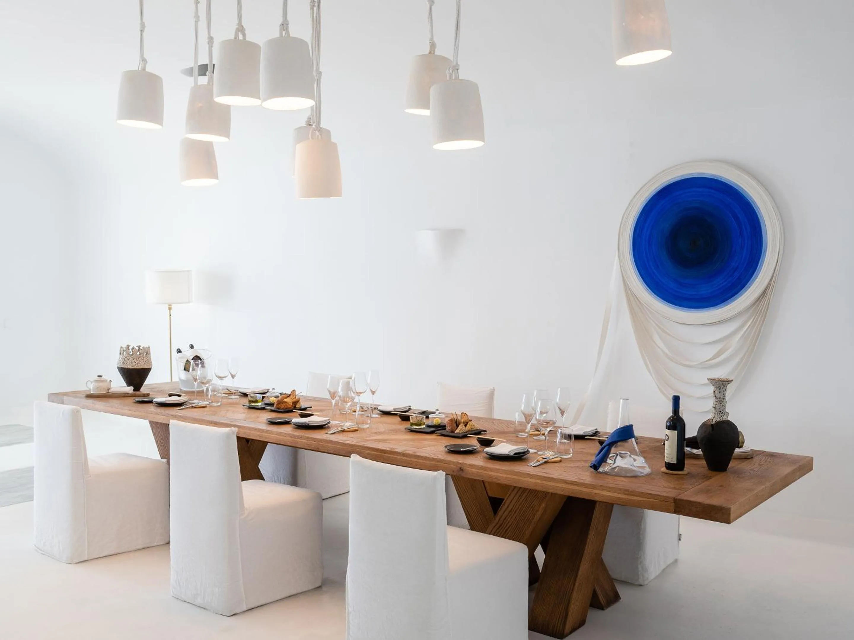 Food and drinks in Mykonos Blu, A Grecotel Resort to Live