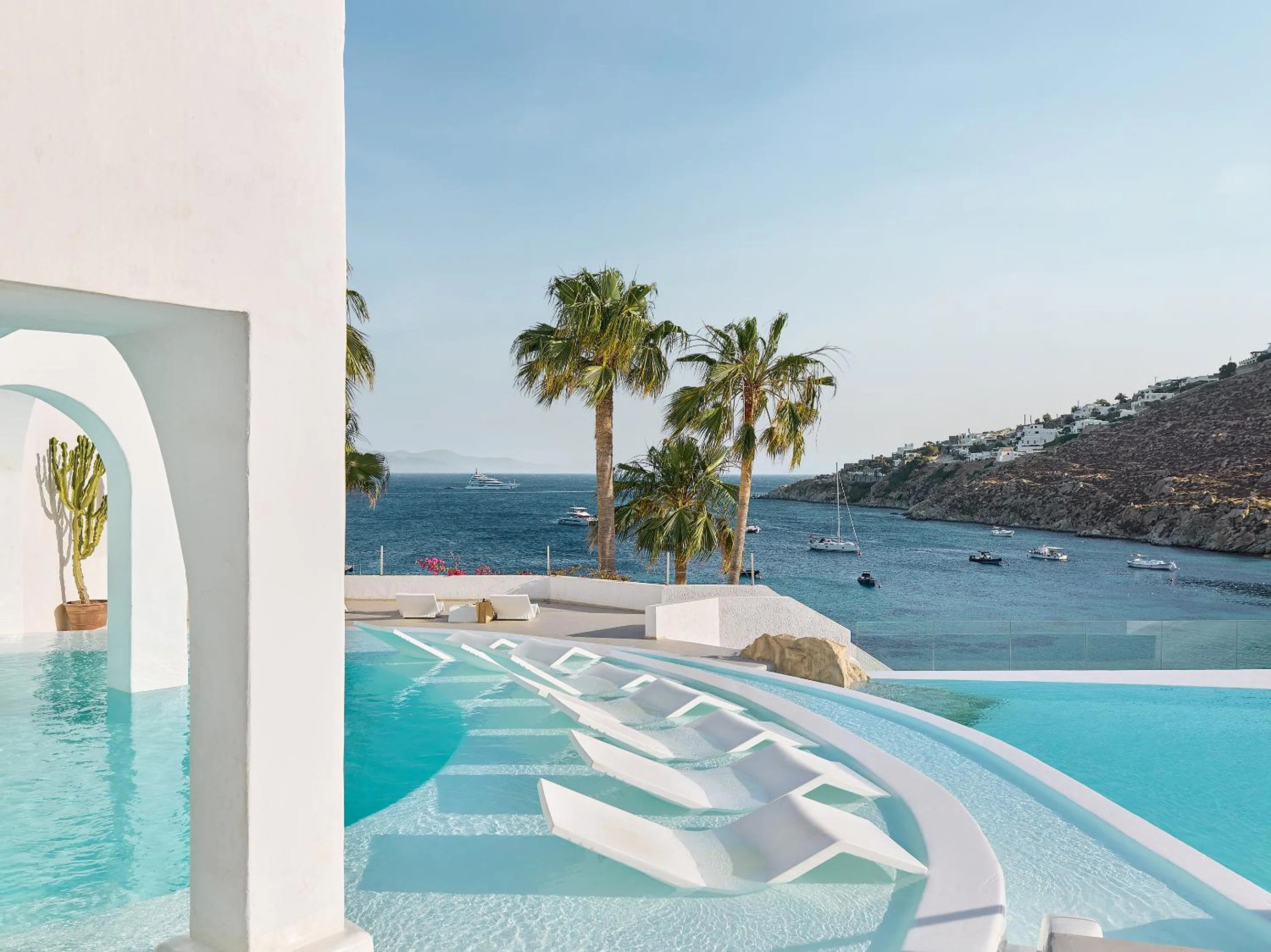 Mountain view in Mykonos Blu, A Grecotel Resort to Live