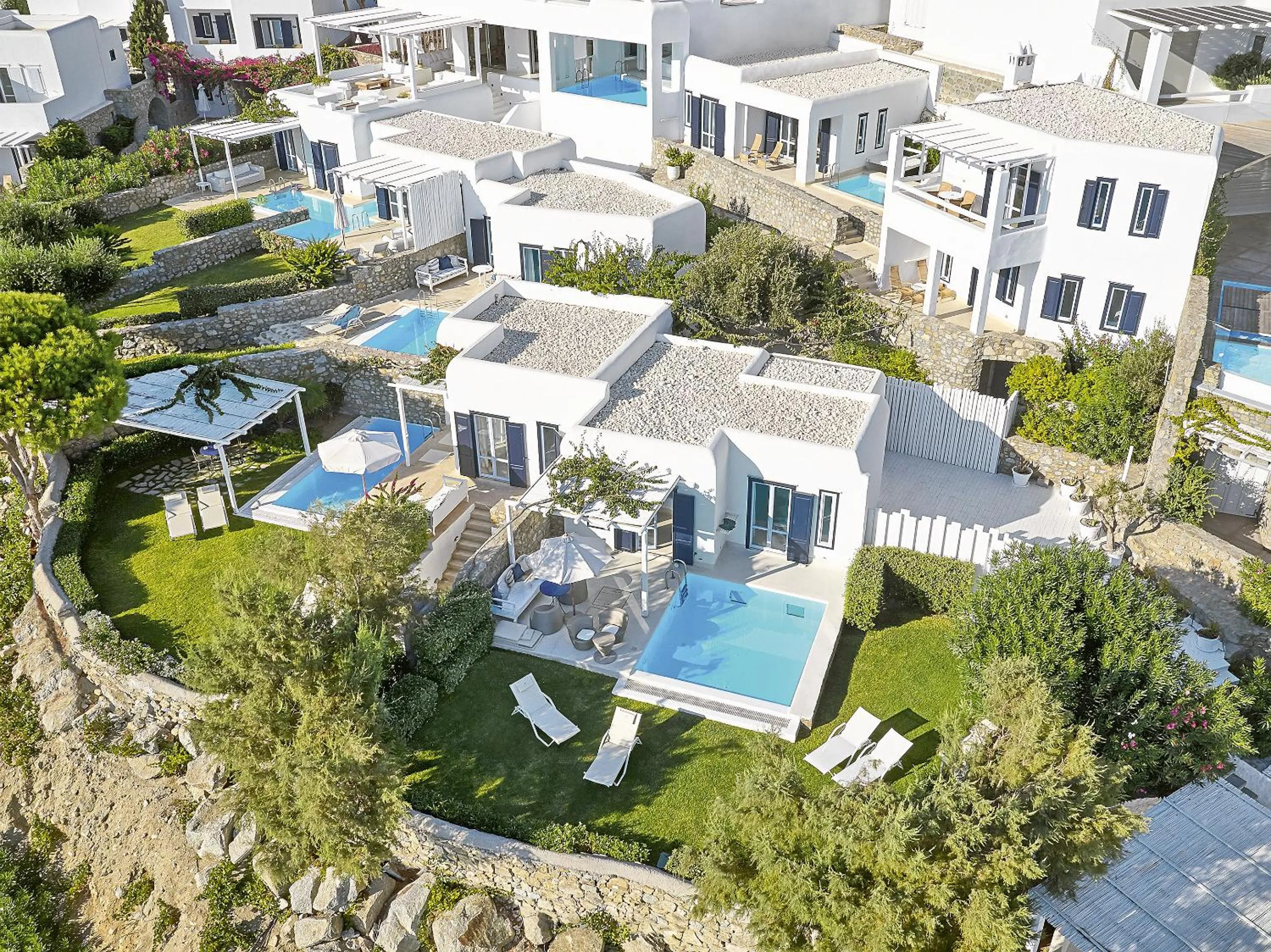 Property building in Mykonos Blu, A Grecotel Resort to Live