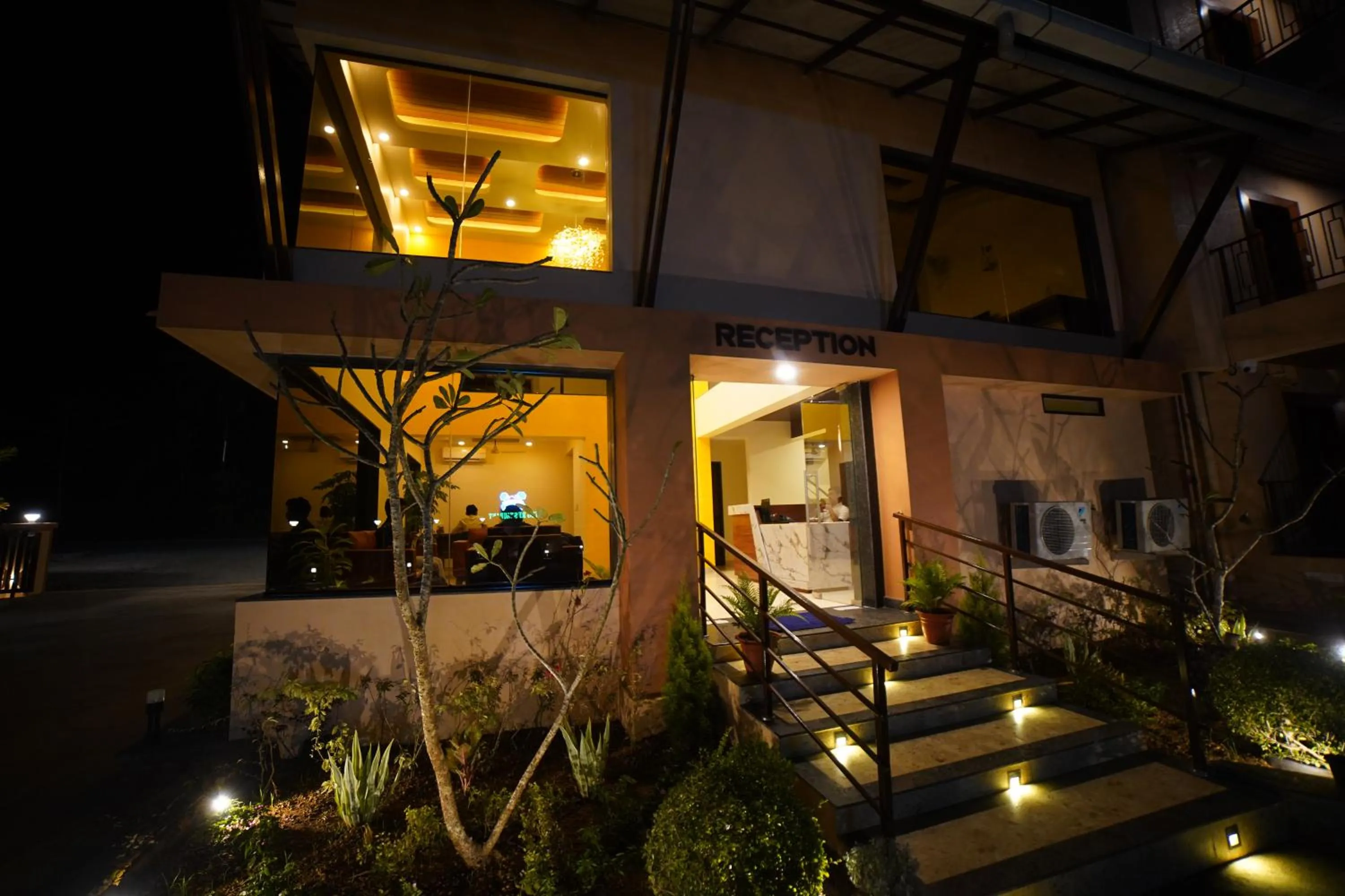 Property building in Aananda Wellness and Resorts