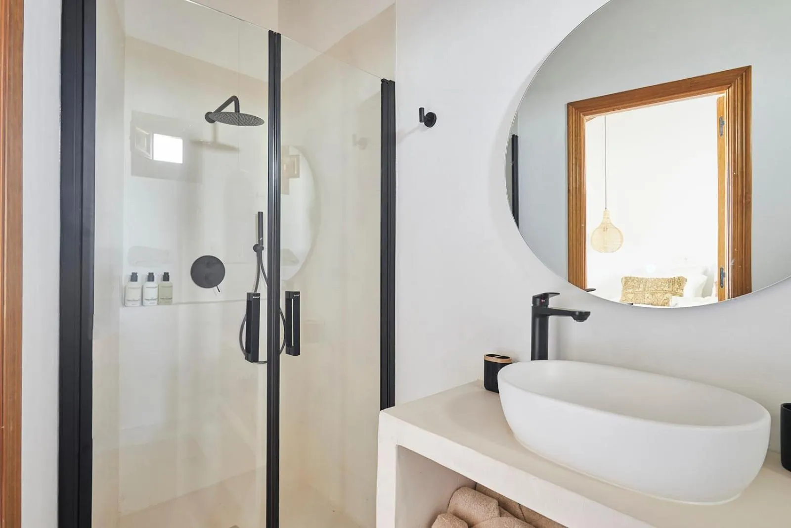 Shower in Finca las Calmas boutique hotel & retreats