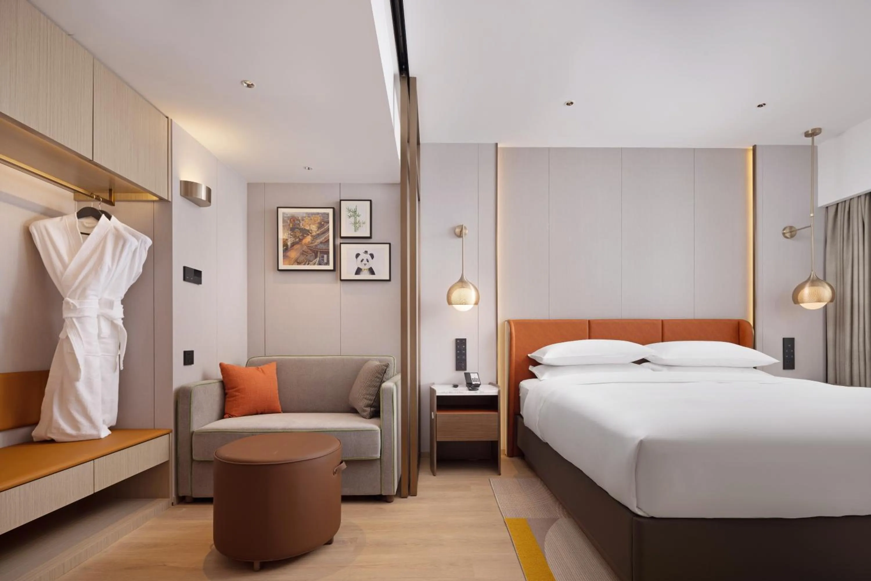 Bed in Home2 Suites by Hilton Chengdu Kuanzhai Alley