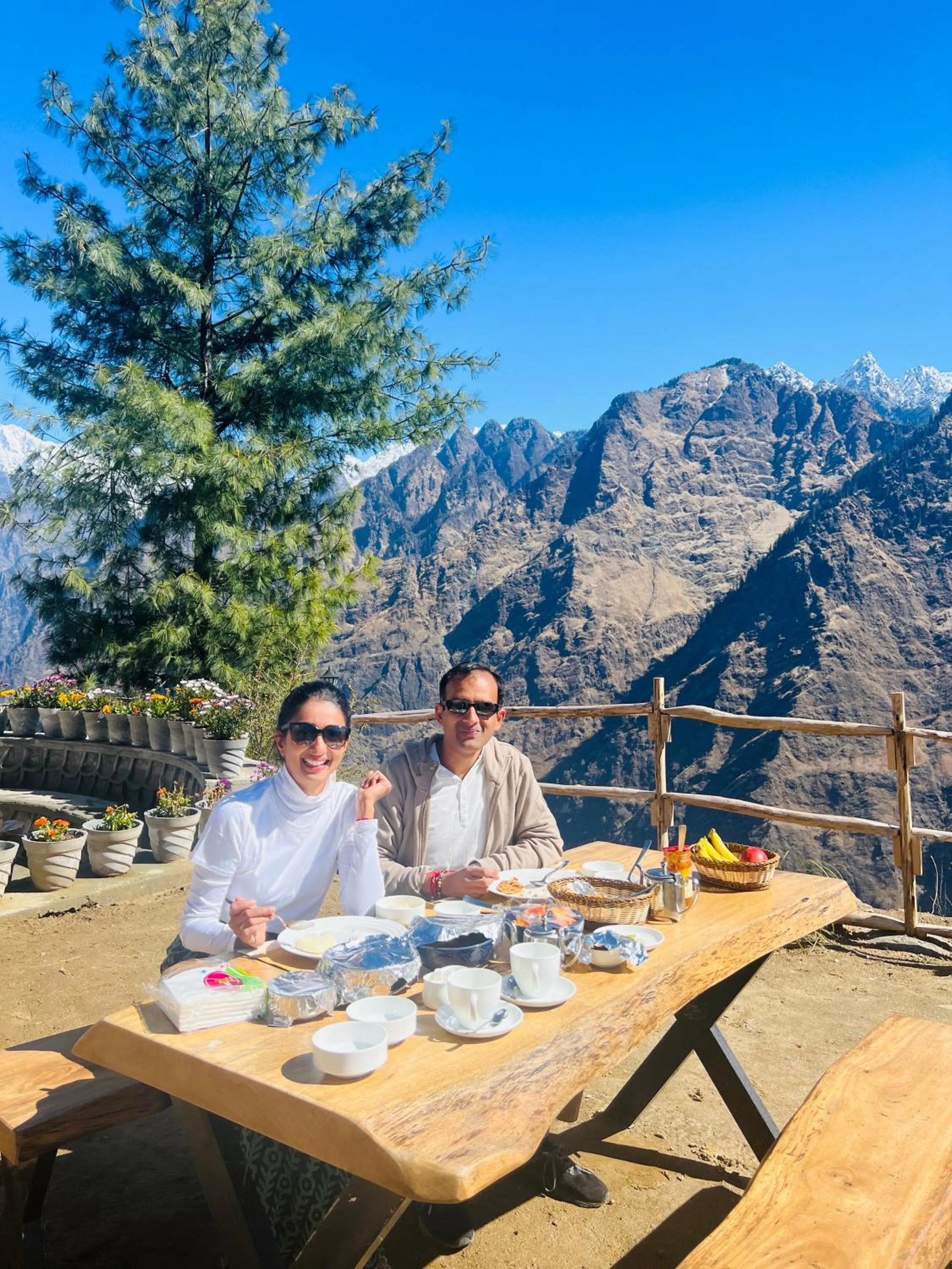 Balcony/Terrace in Faraway Cottages, Auli