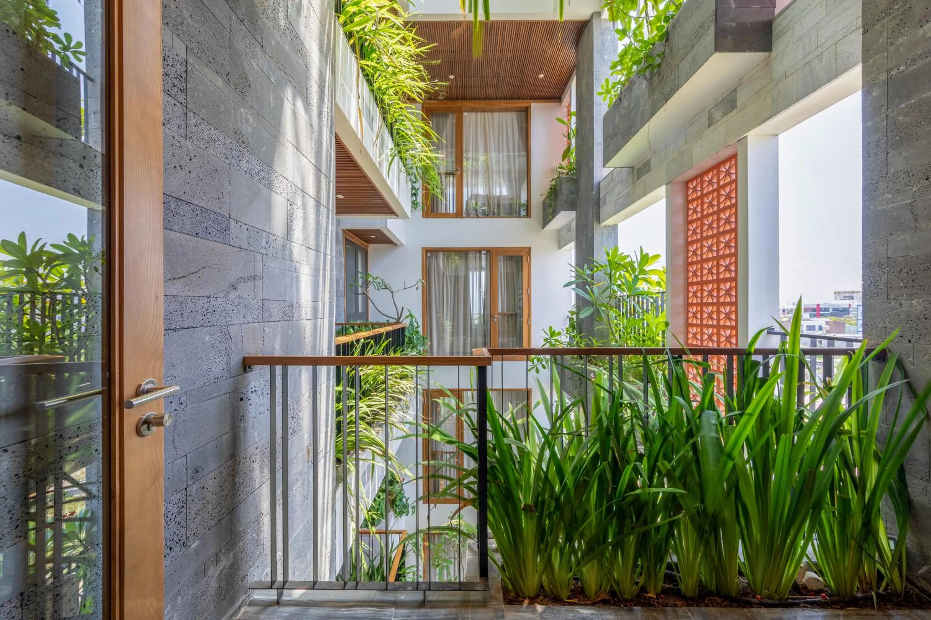 Balcony/Terrace in Bonny Boutique Hotel Da Nang