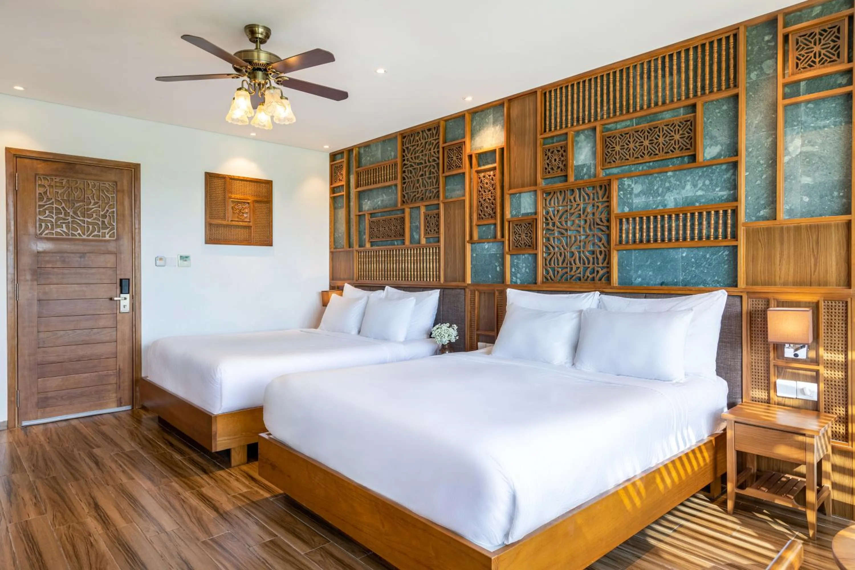 Bed in Bonny Boutique Hotel Da Nang