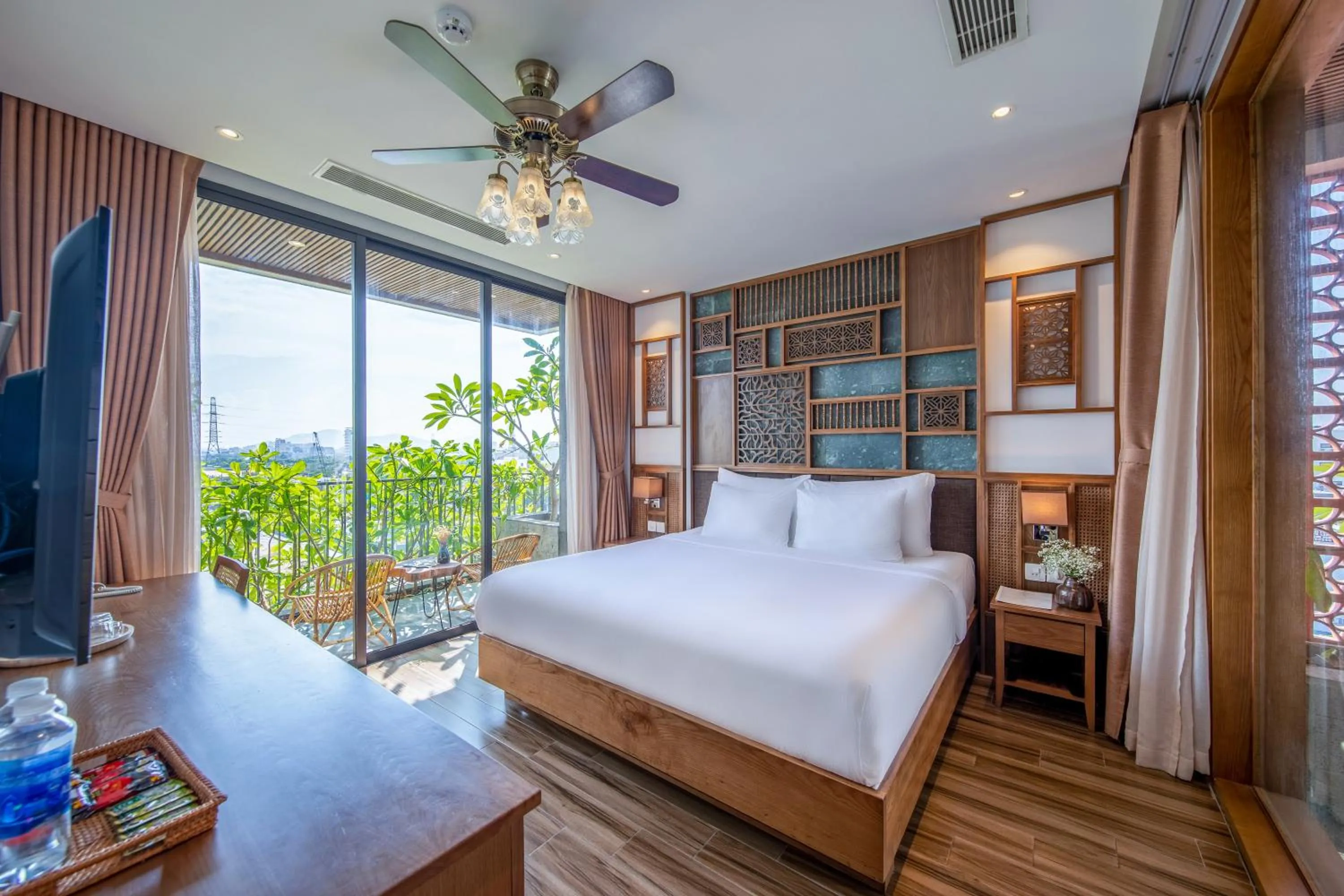 Bed in Bonny Boutique Hotel Da Nang