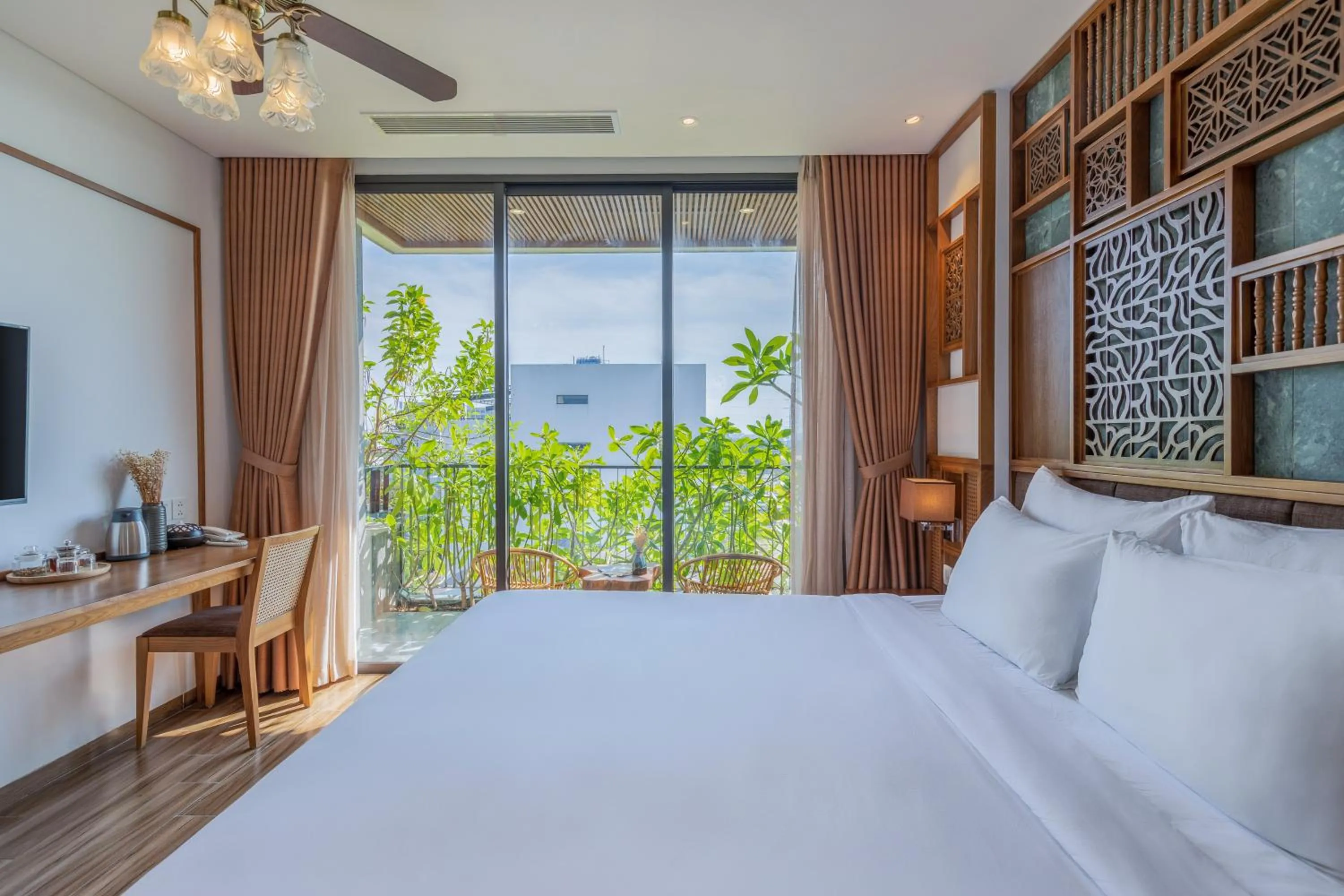 Bed in Bonny Boutique Hotel Da Nang