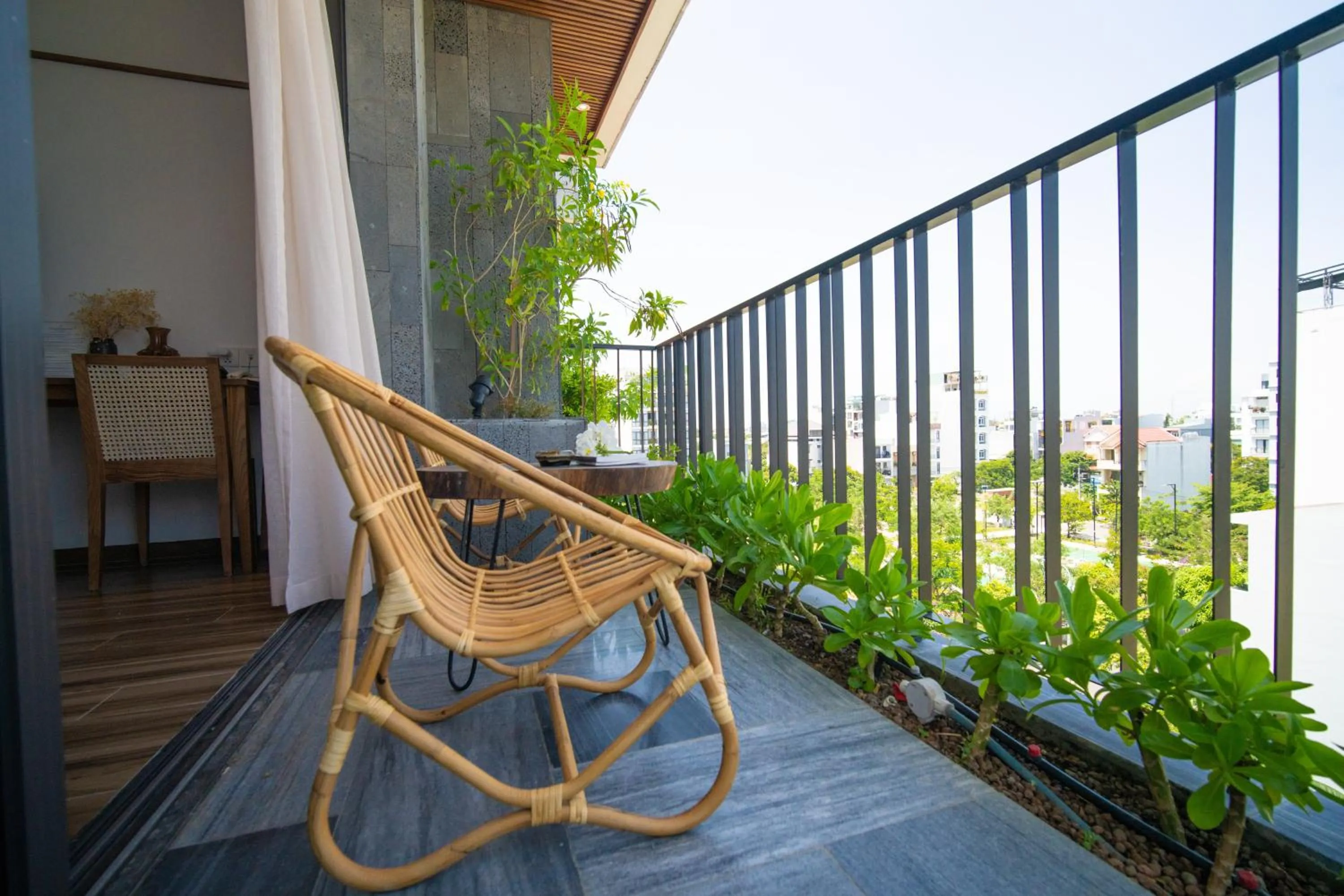 Balcony/Terrace in Bonny Boutique Hotel Da Nang
