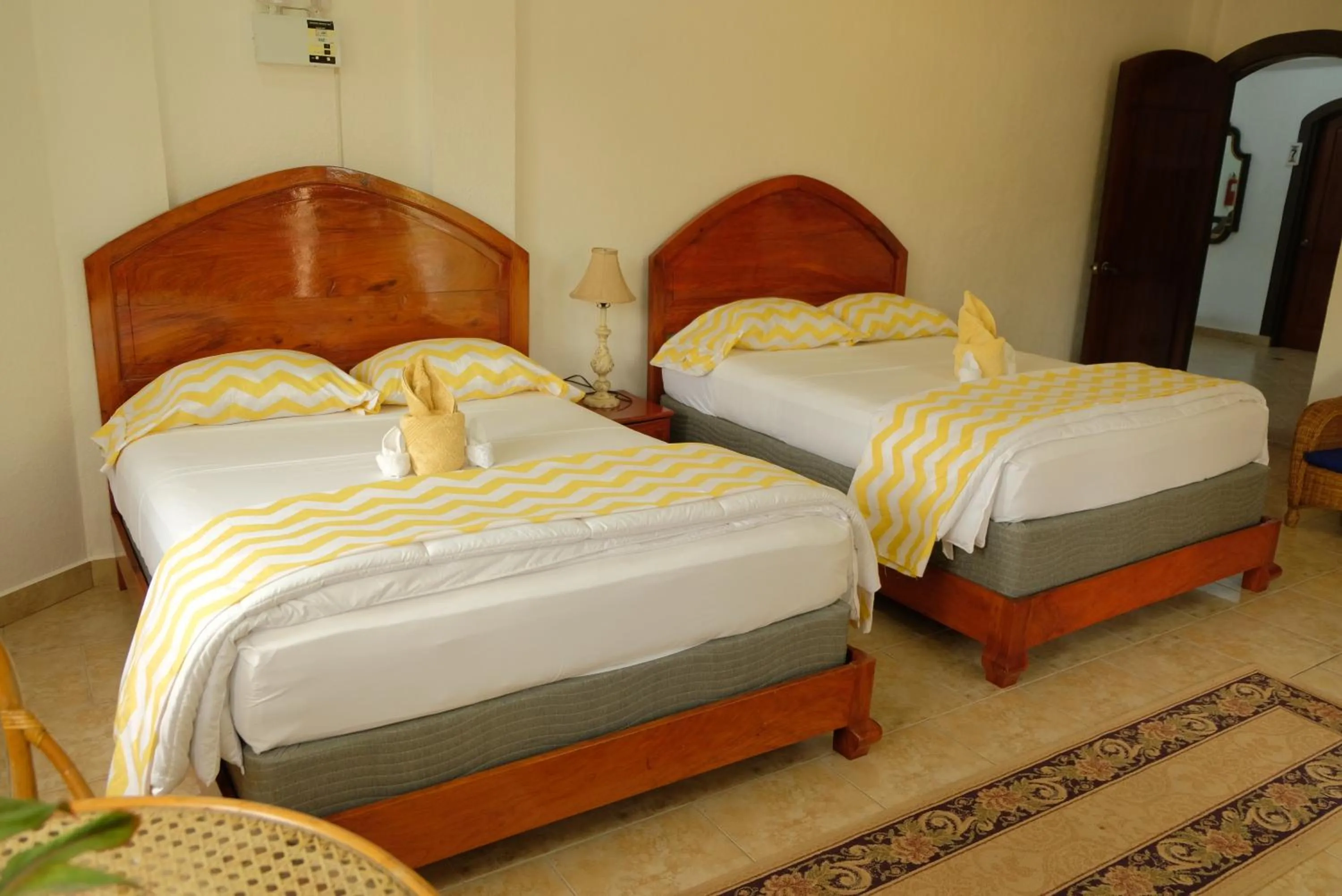 Bed in Villa Italia Hotel