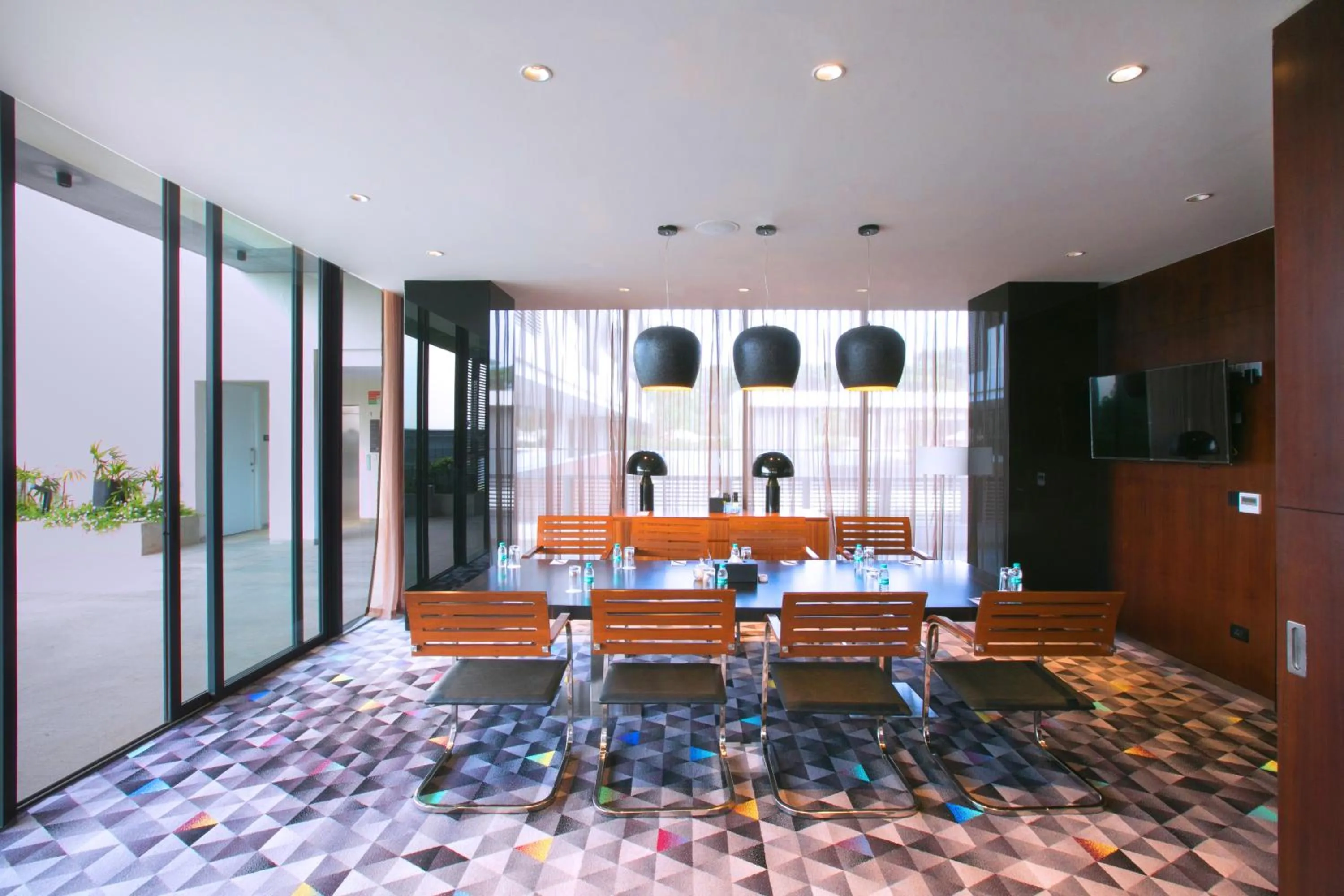 Seating area in BLVD Club - Near BENGALURU AIRPORT