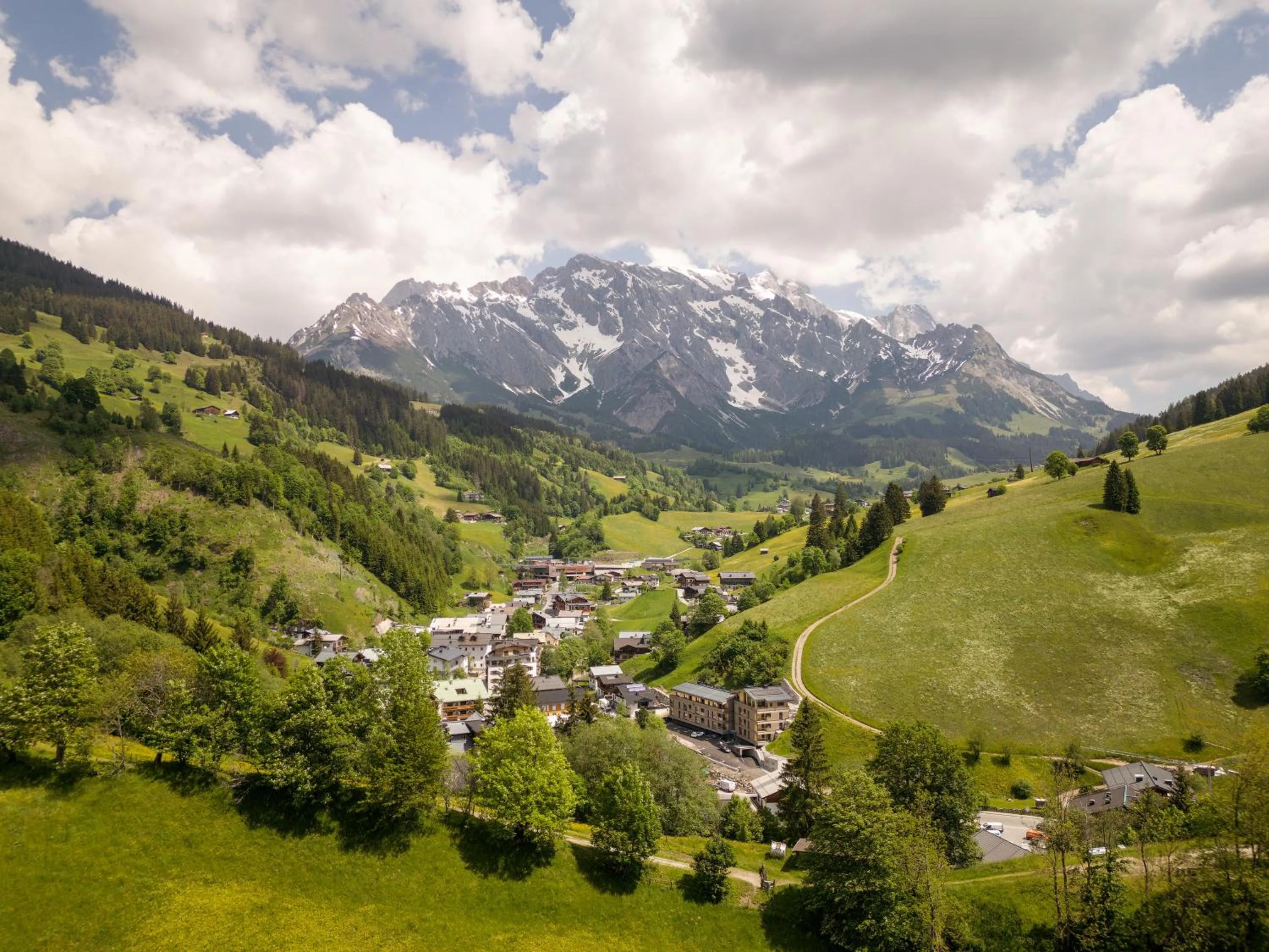 Natural landscape in AlpenParks Wildbach Lodge Hochkönig