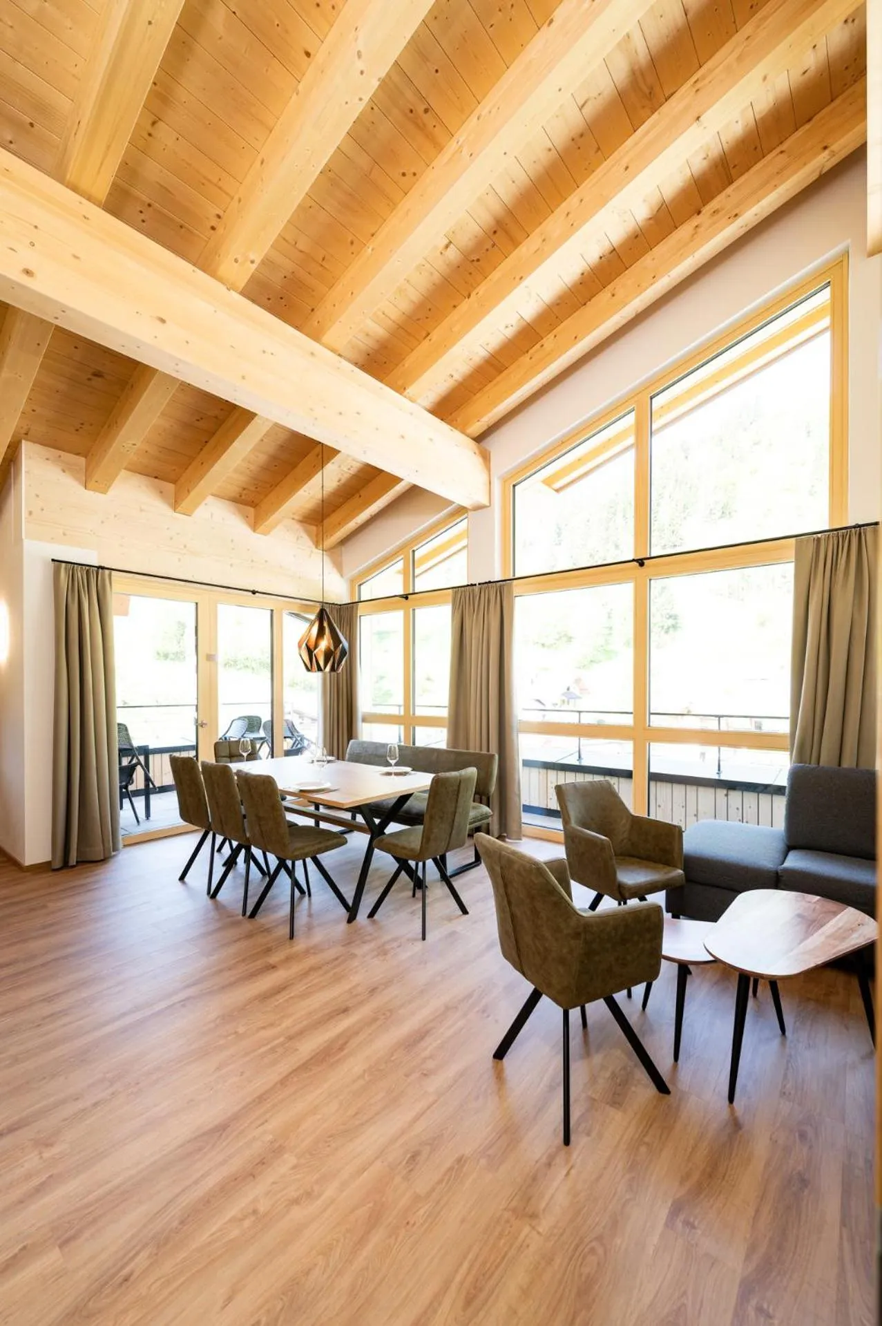 Living room in AlpenParks Wildbach Lodge Hochkönig