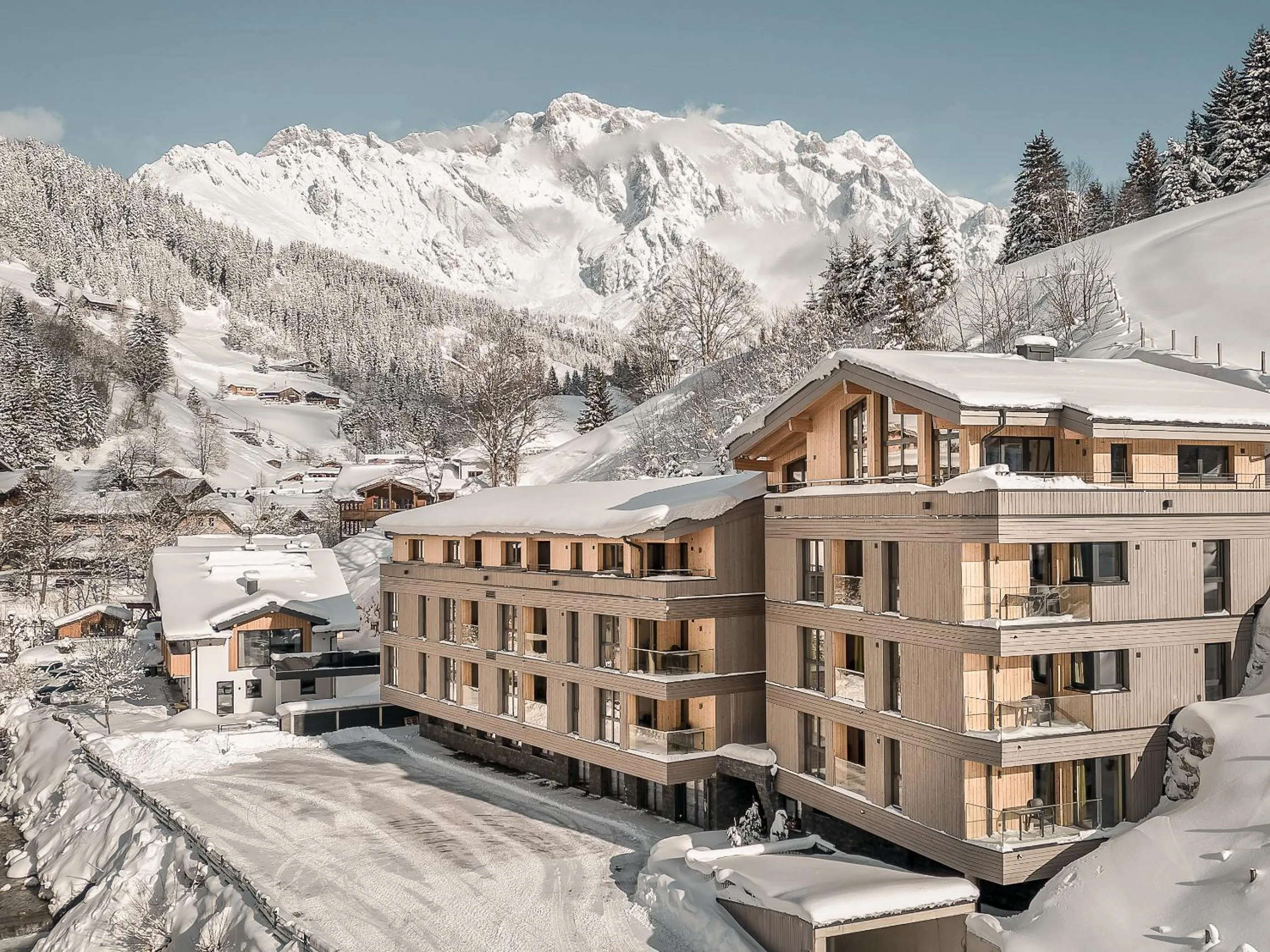 Property building in AlpenParks Wildbach Lodge Hochkönig