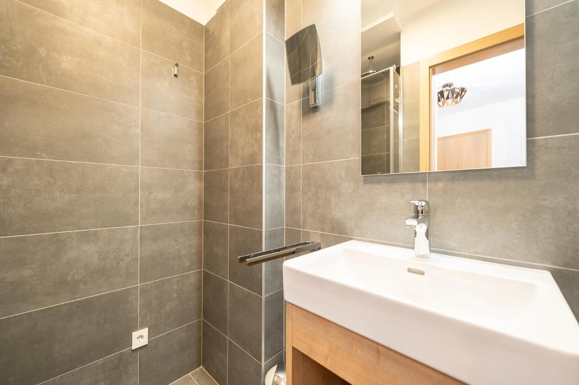 Shower in AlpenParks Wildbach Lodge Hochkönig