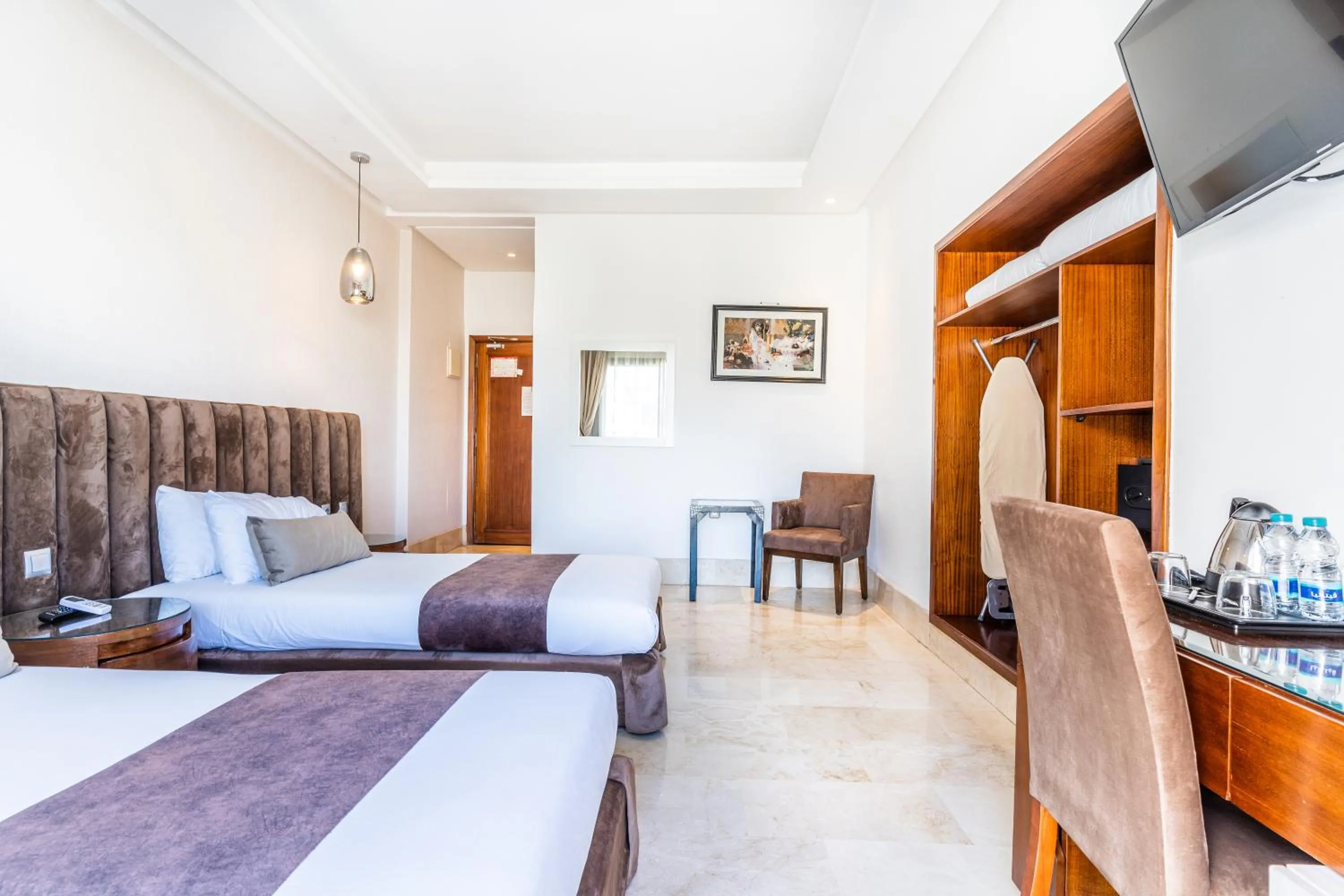 Living room, Bed in One Hotel Casablanca