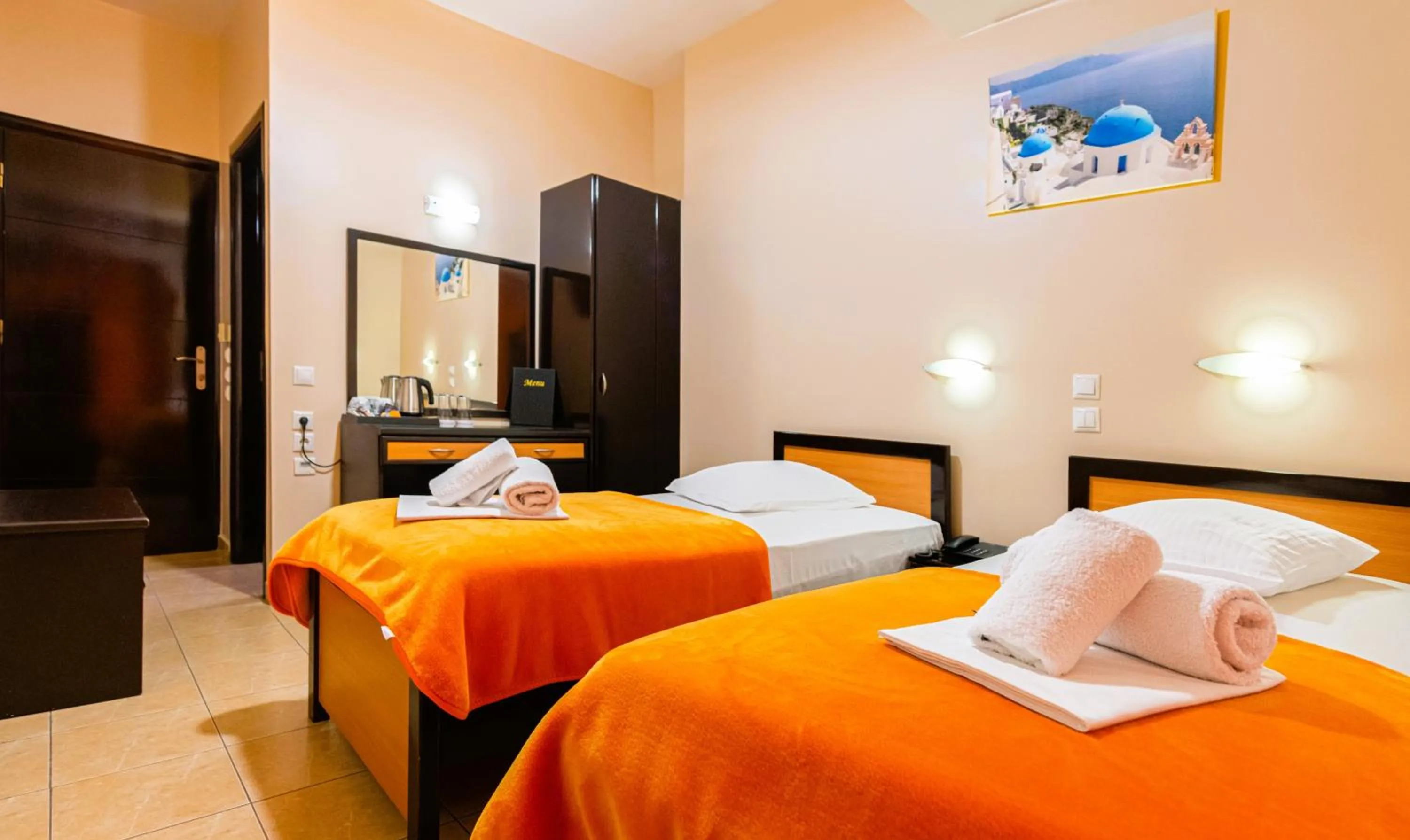 Bedroom, Bed in Faros I