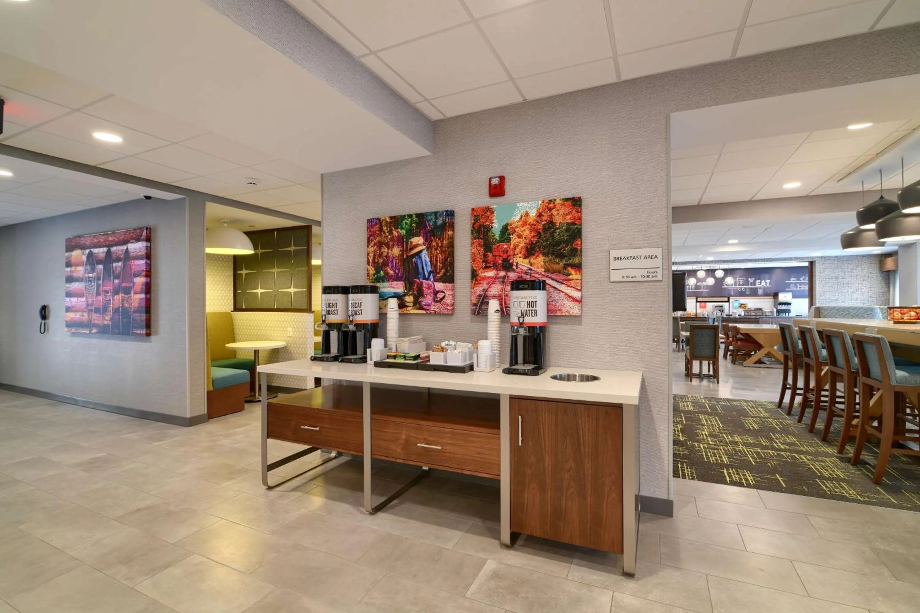 Lobby or reception in Hampton Inn Lincoln White Mountains
