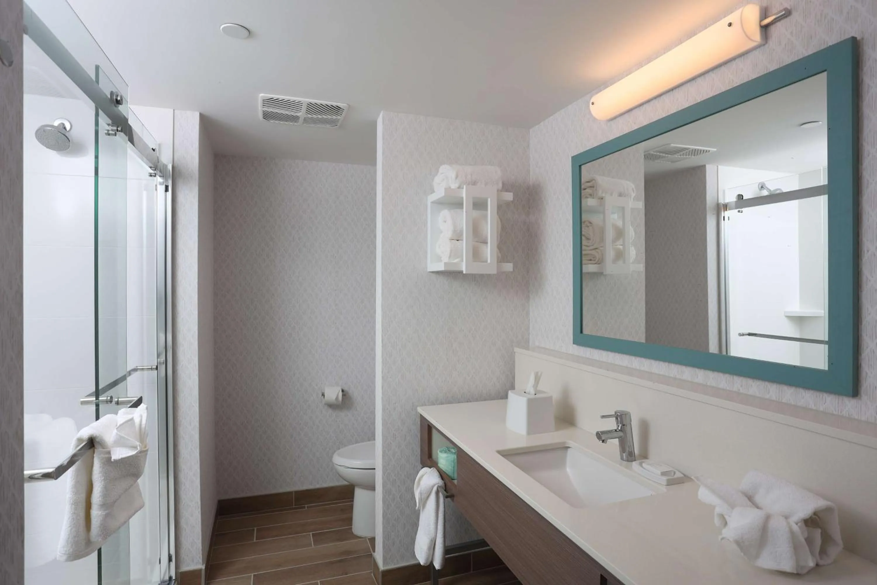 Bathroom in Hampton Inn & Suites Manistee, Mi