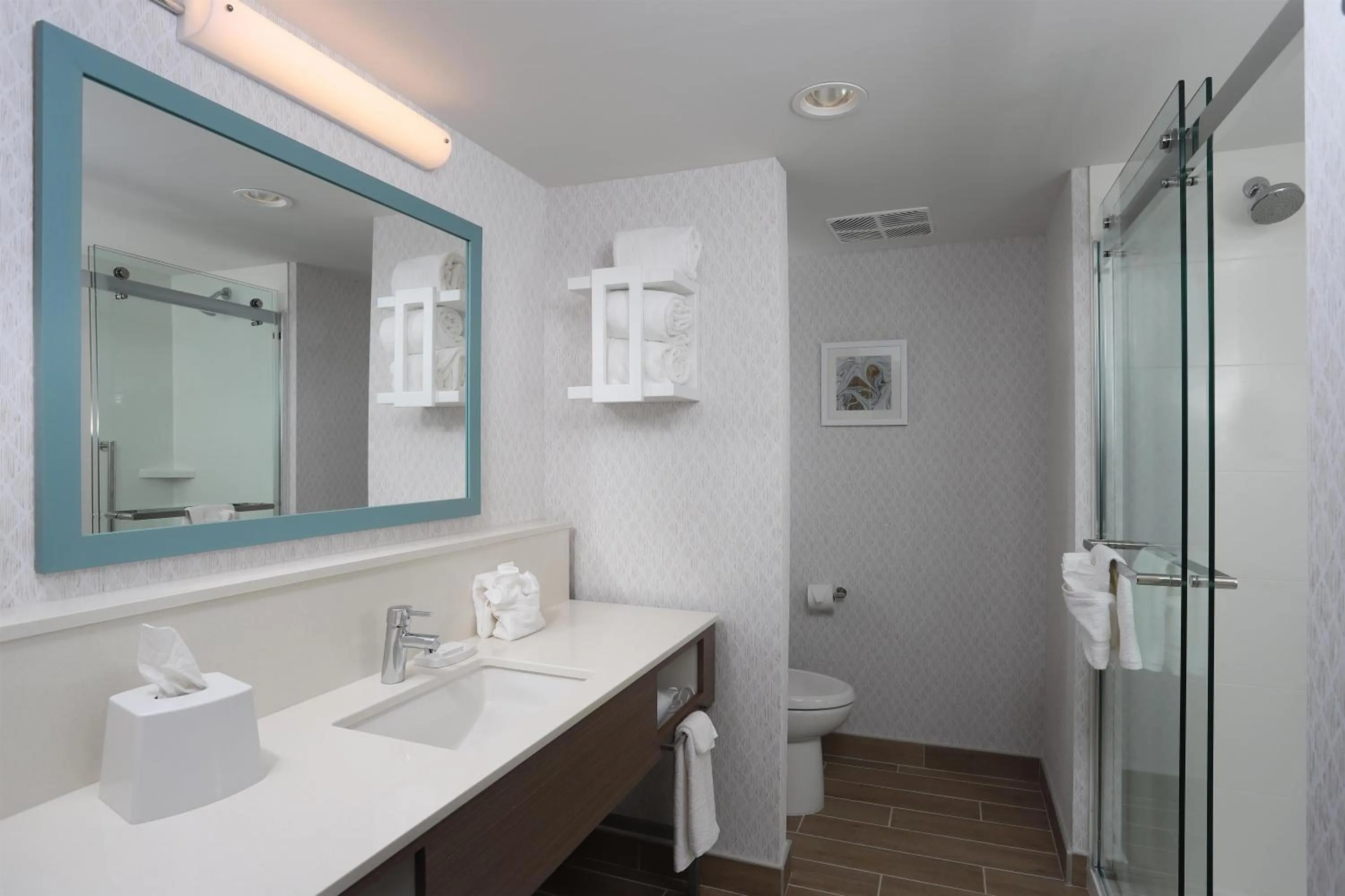 Bathroom in Hampton Inn & Suites Manistee, Mi