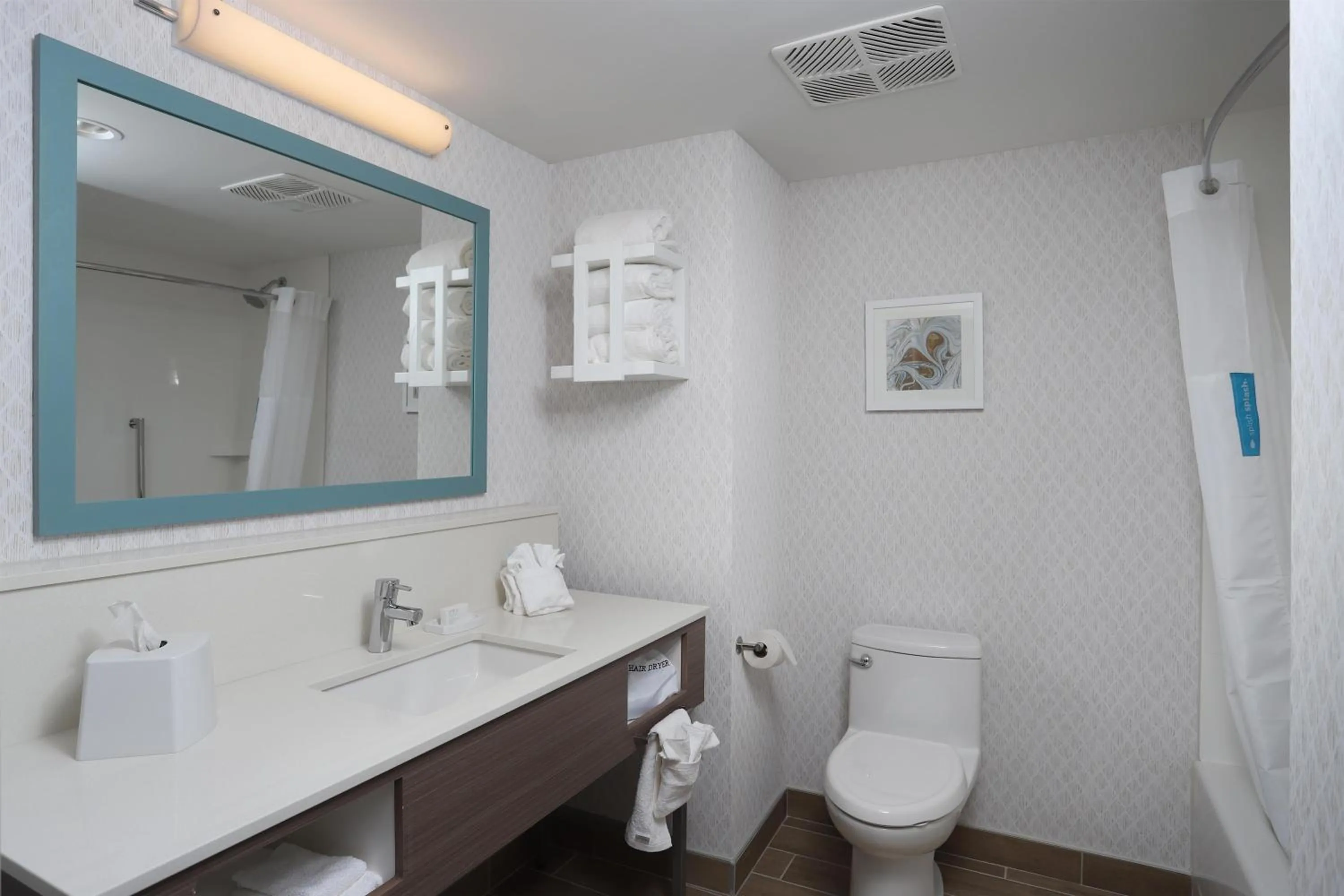 Bathroom in Hampton Inn & Suites Manistee, Mi