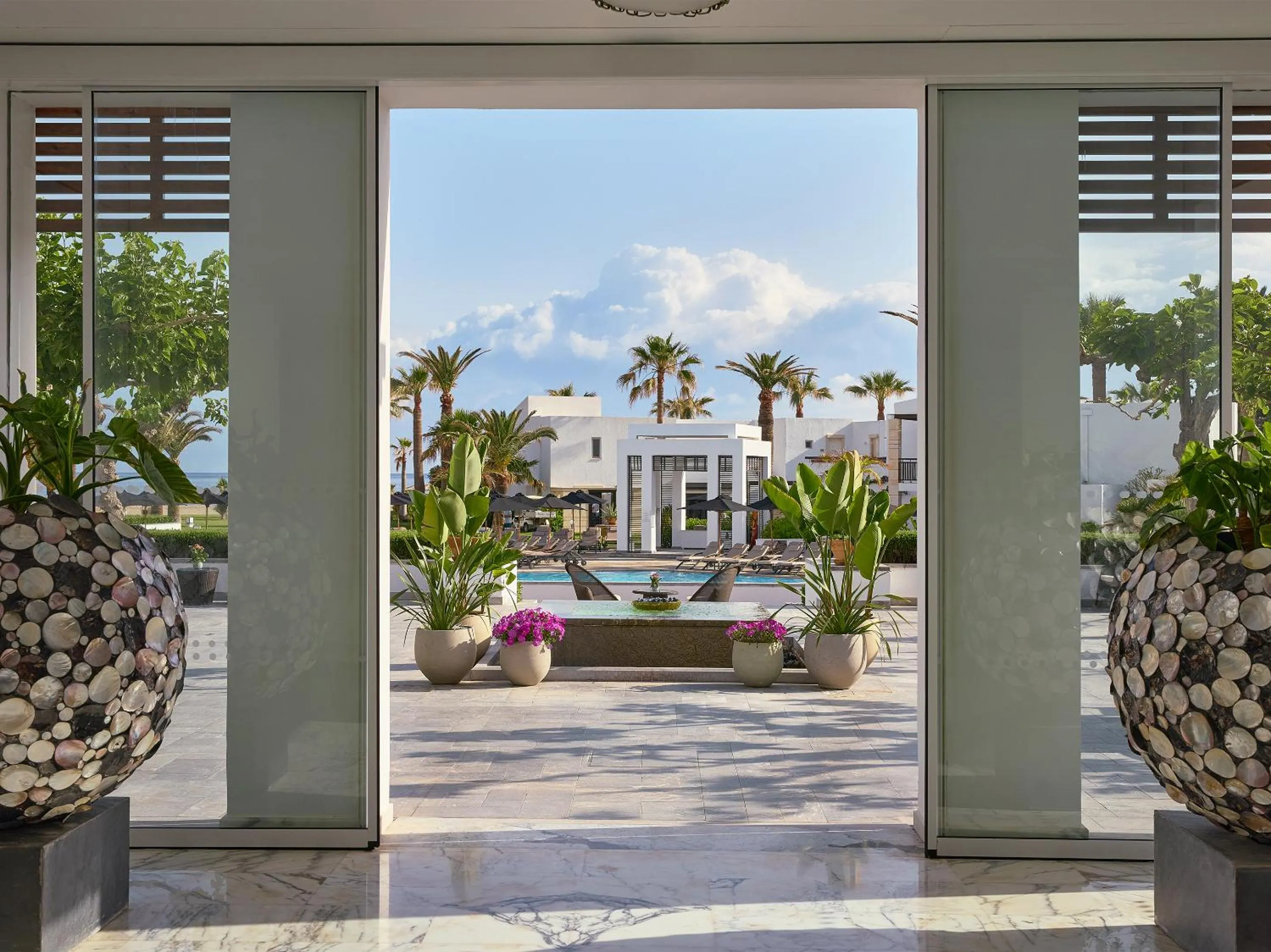 Lobby or reception in Grecotel Creta Palace
