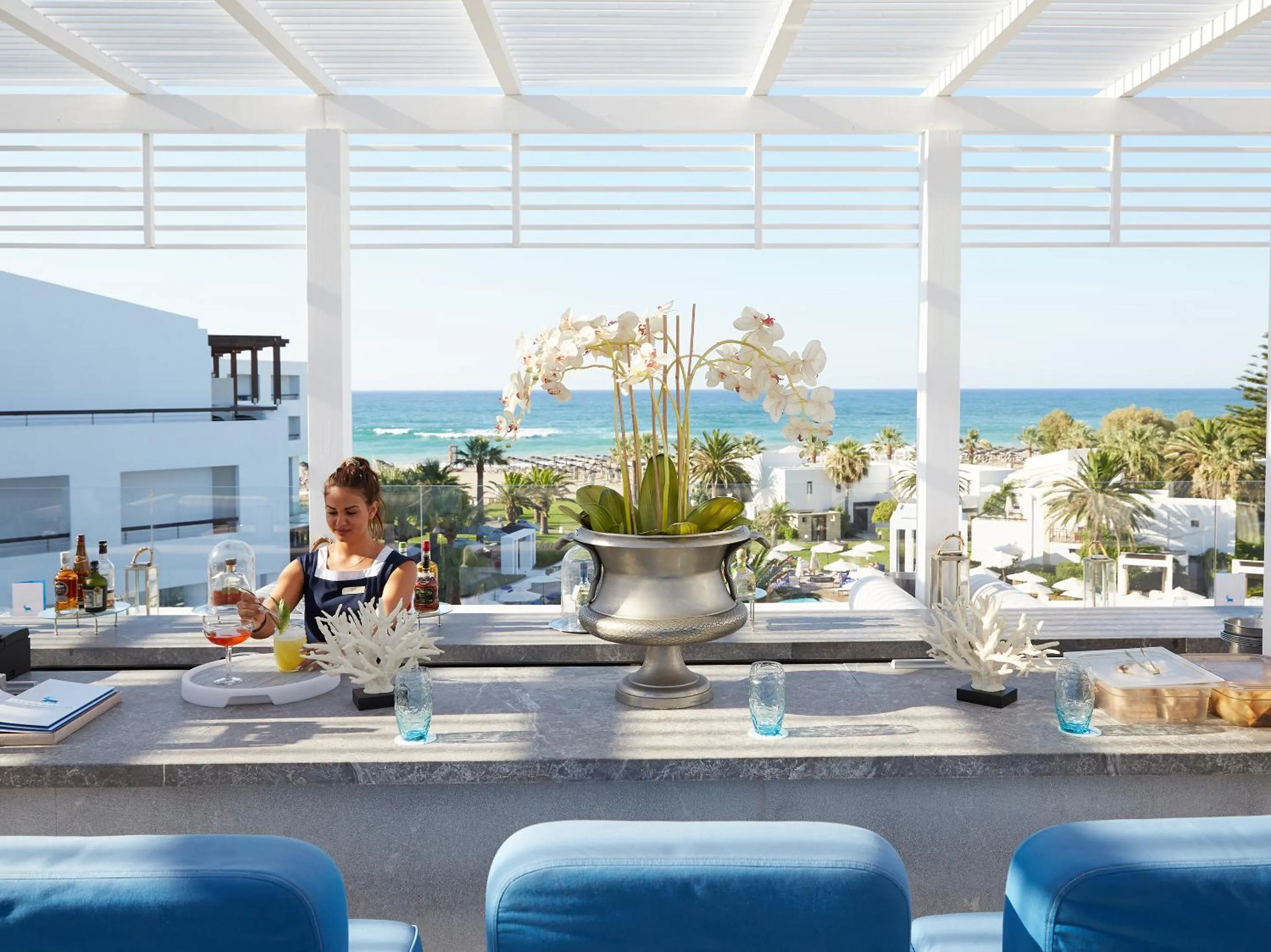 Lounge or bar in Grecotel Creta Palace