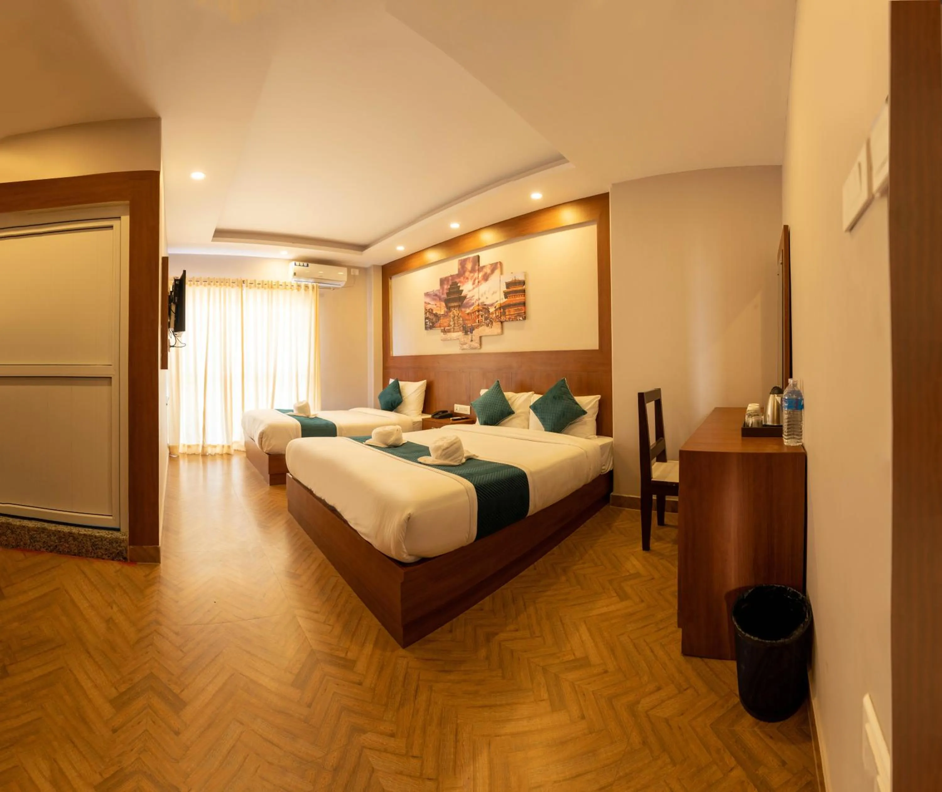 Photo of the whole room, Bed in Majheri Resort and Spa