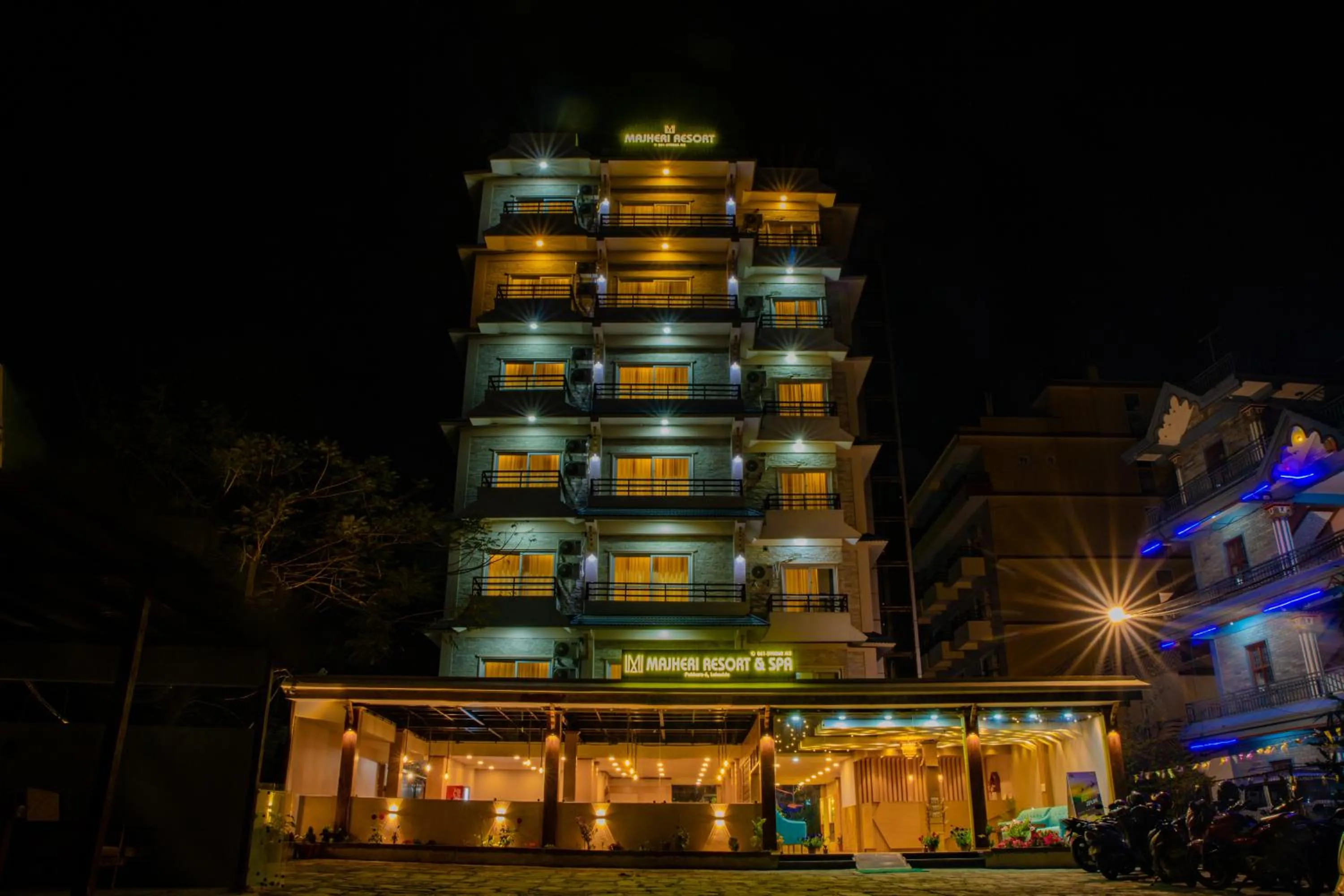 Property building in Majheri Resort and Spa