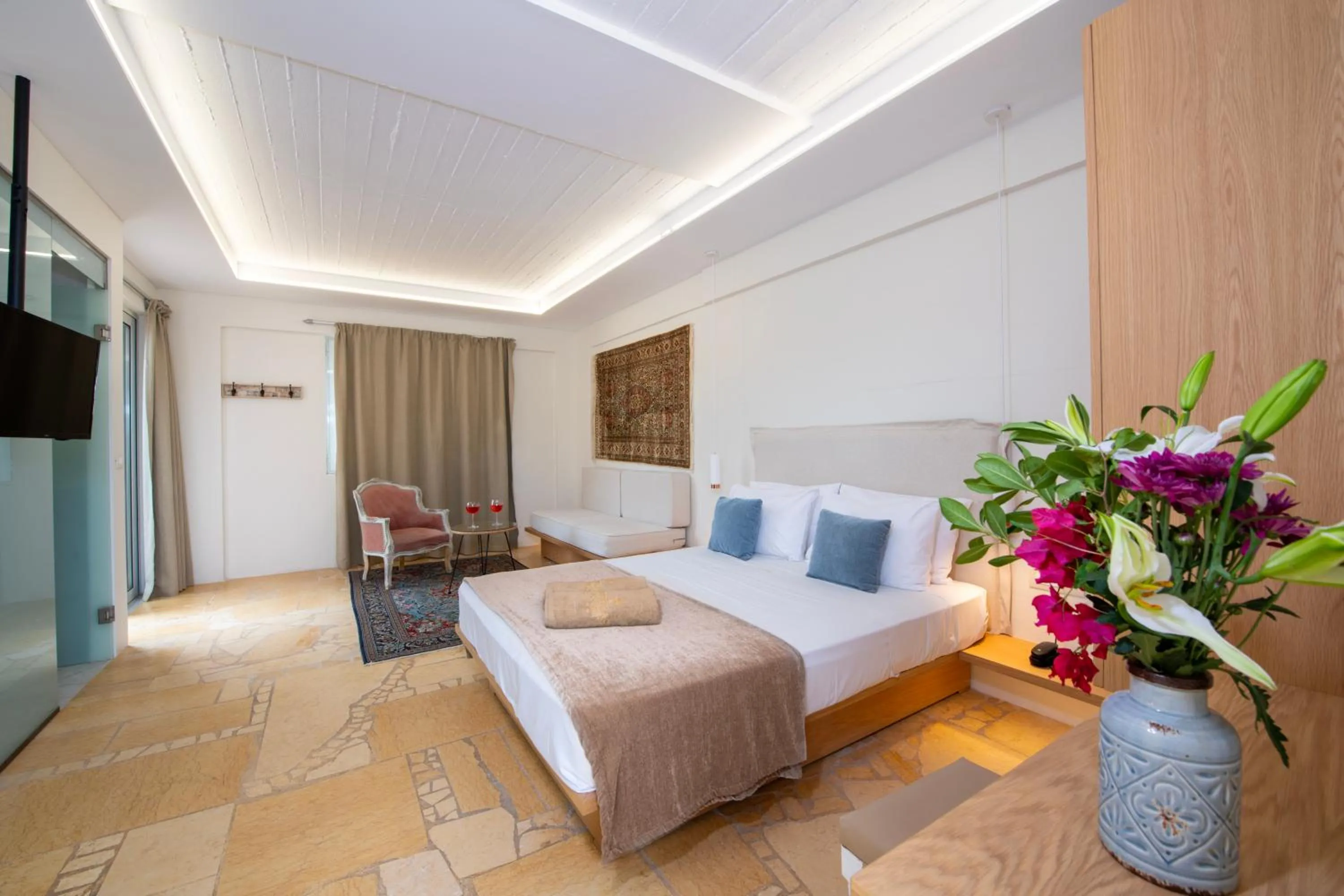 Bedroom in Orpheas Resort Hotel (Adults Only)